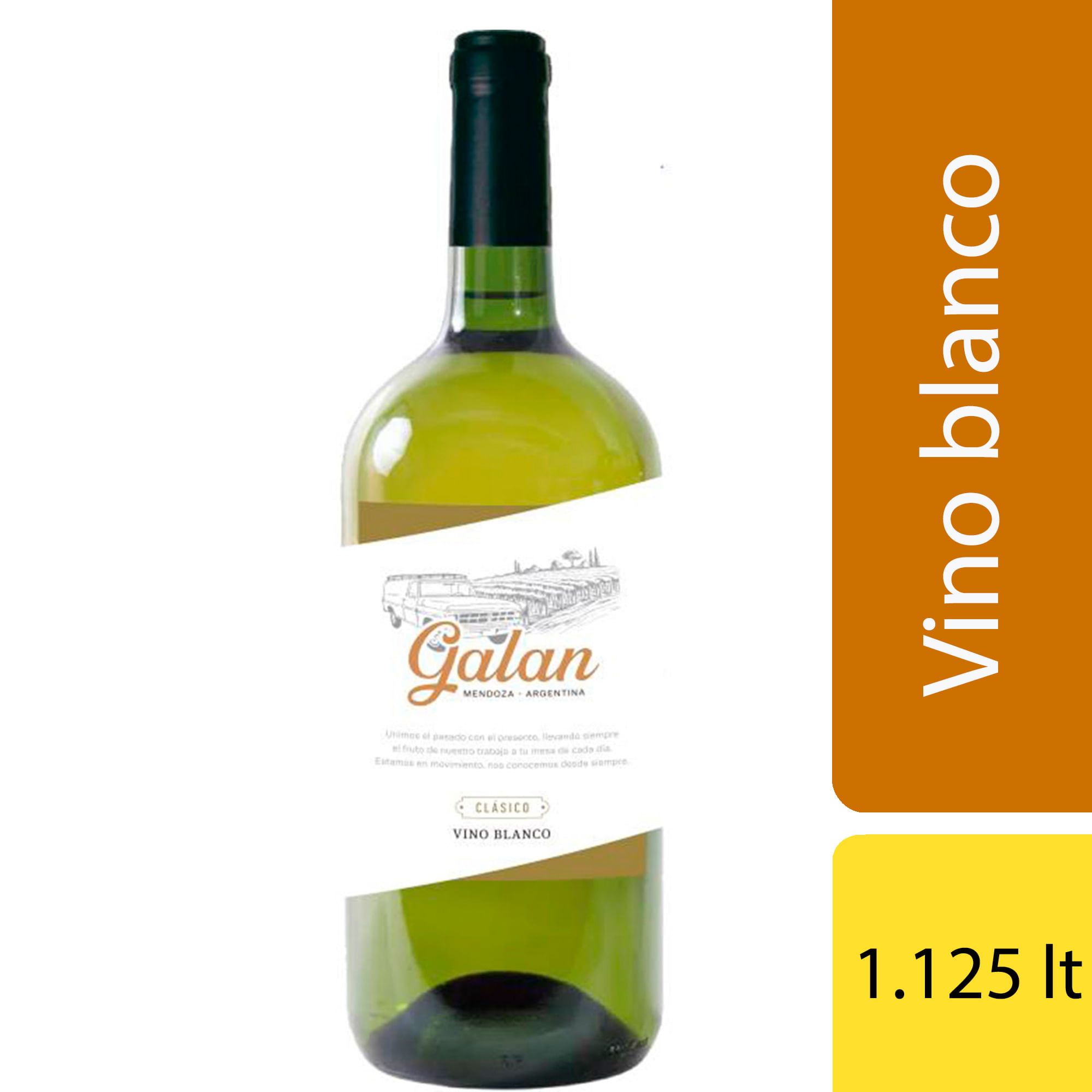 Vino blanco clásico Galan 1,125 lts