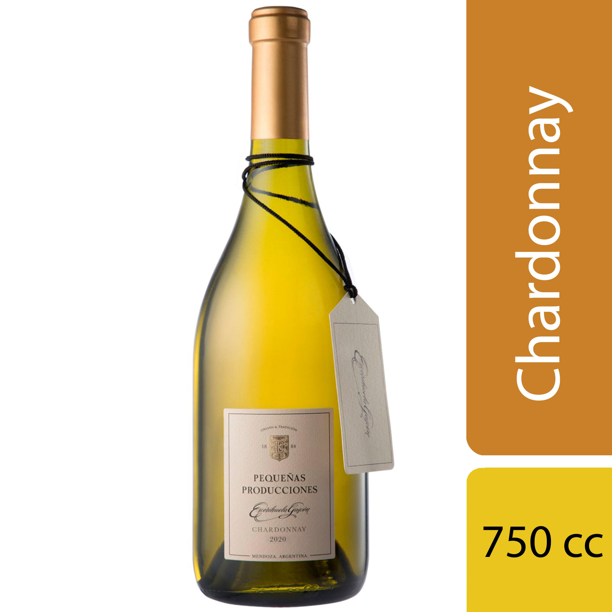 Vino blanco Chardonnay Escorihuela Gascon uke mapu 750 ml