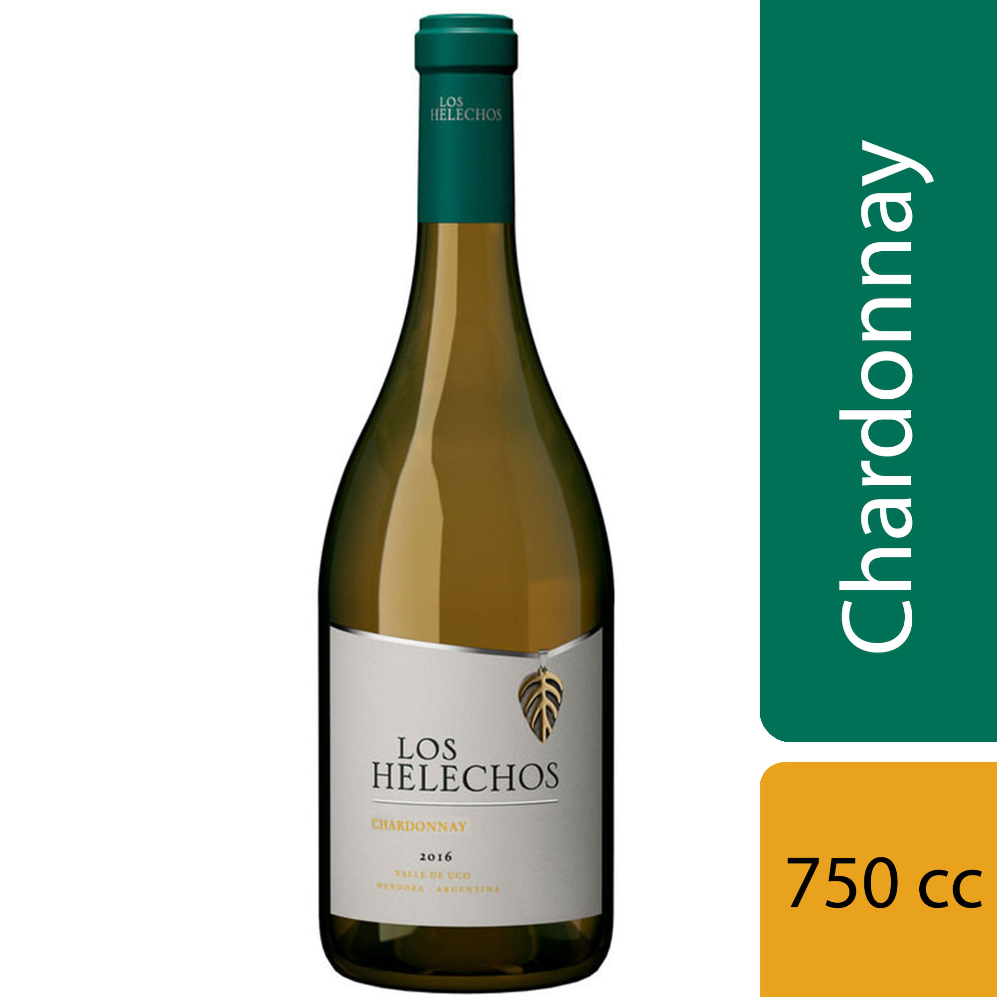 Vino blanco Chardonnay Los Helechos 750 ml