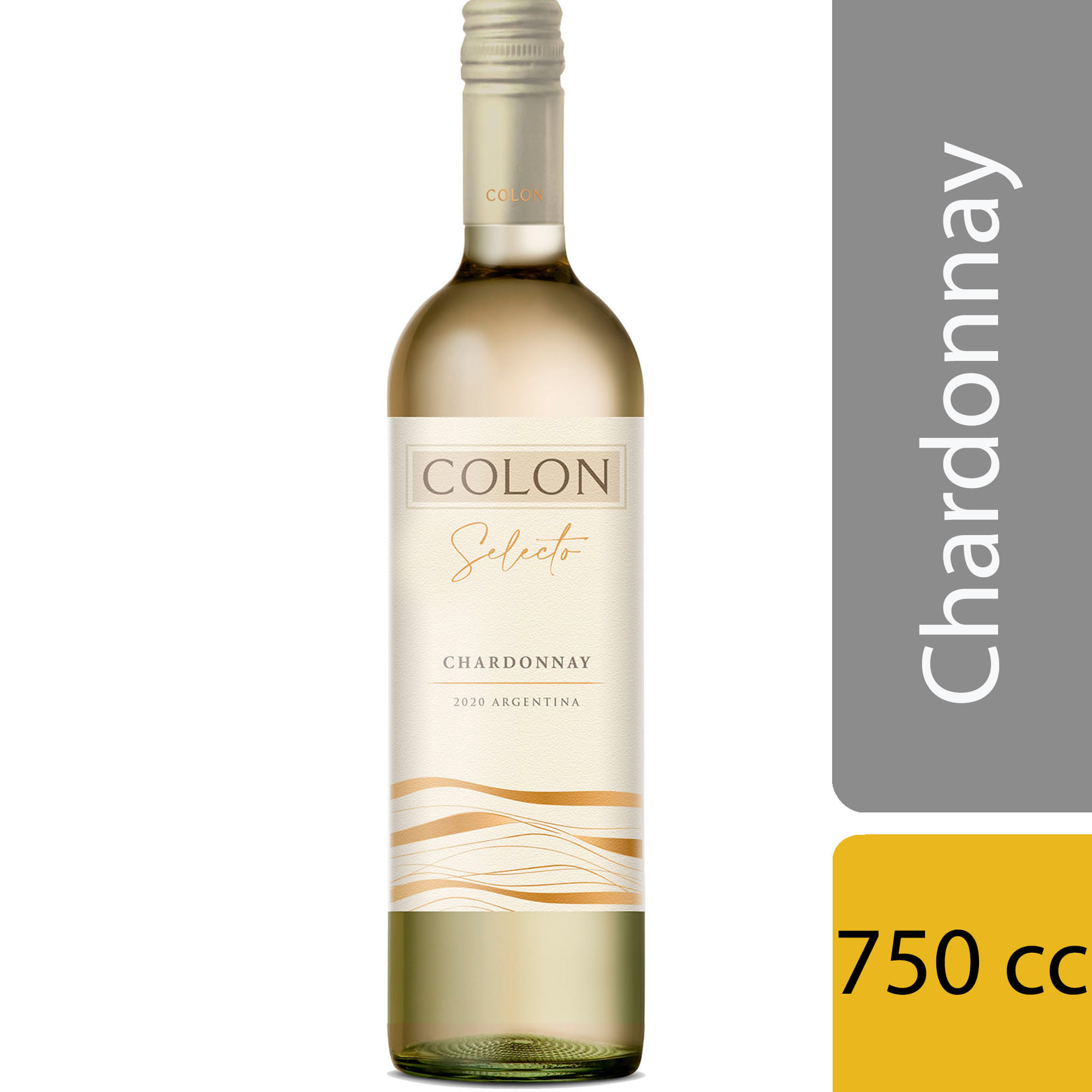 Vino blanco Chardonnay Colón Selecto 750 ml