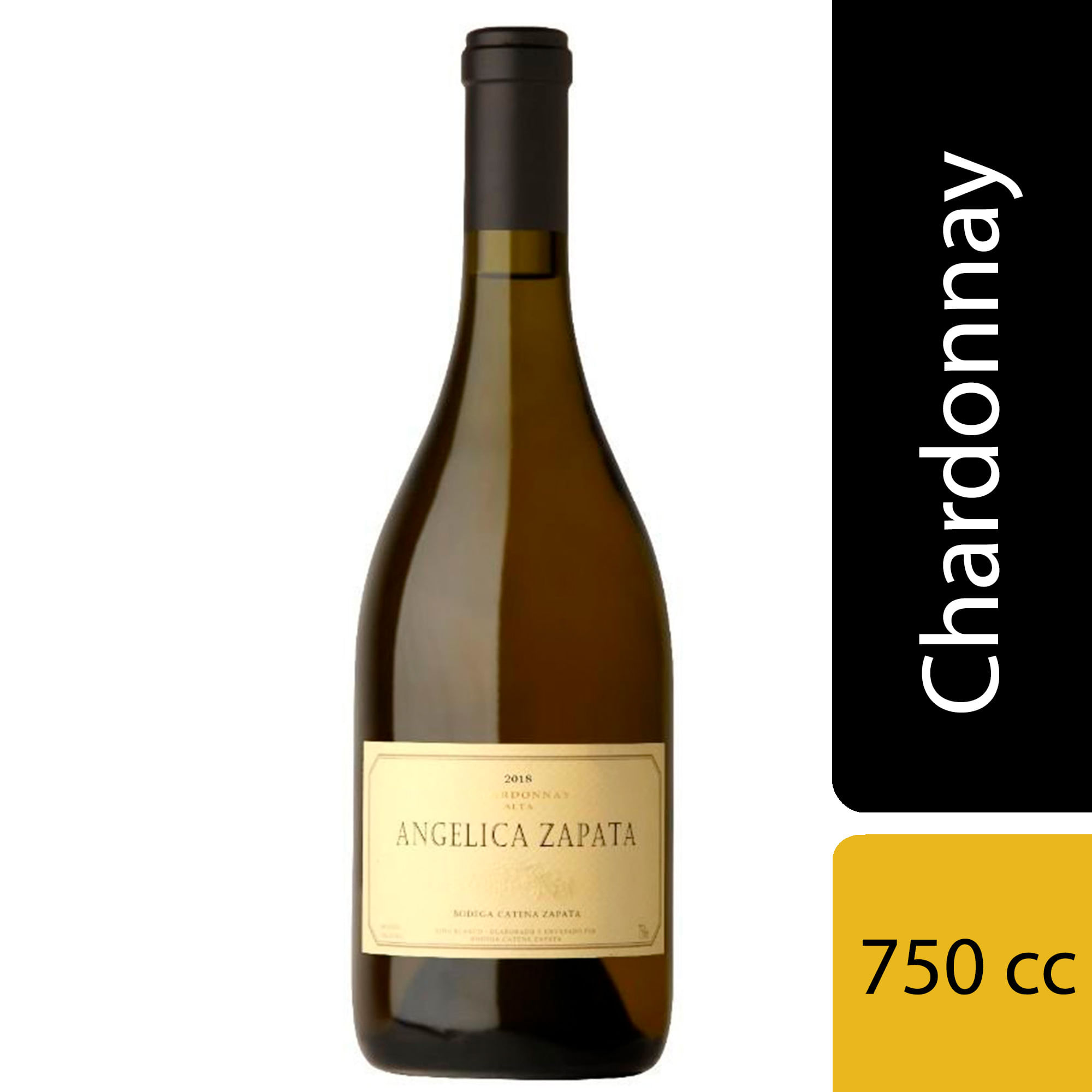 Vino blanco Chardonnay Angélica Zapata alta 750 ml