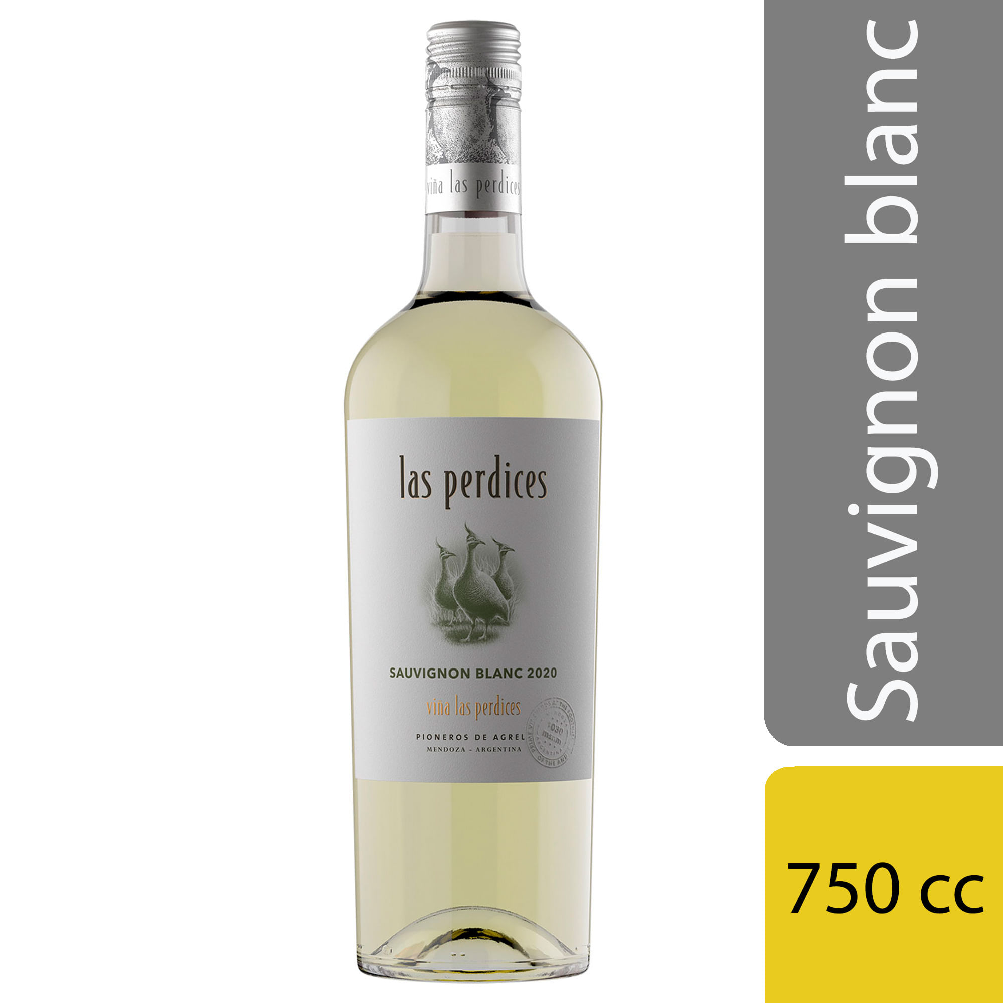 Vino blanco Sauvignon Blanc Las Perdices 750 ml
