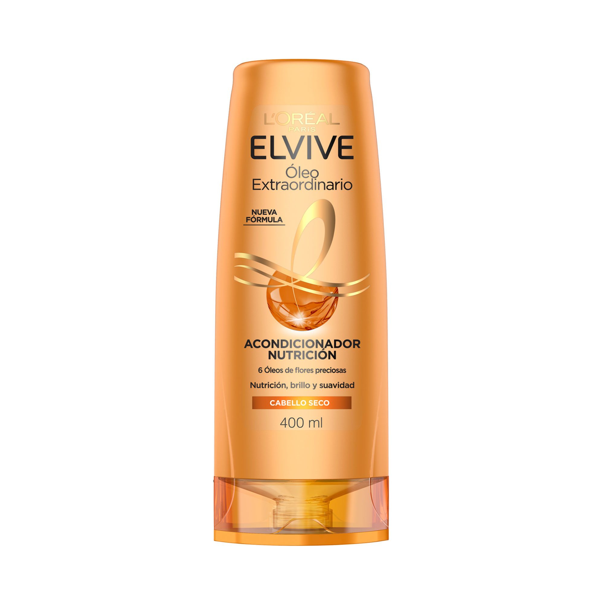 Acondiconador Elvive óleo nutrición cabello seco 400 cc.