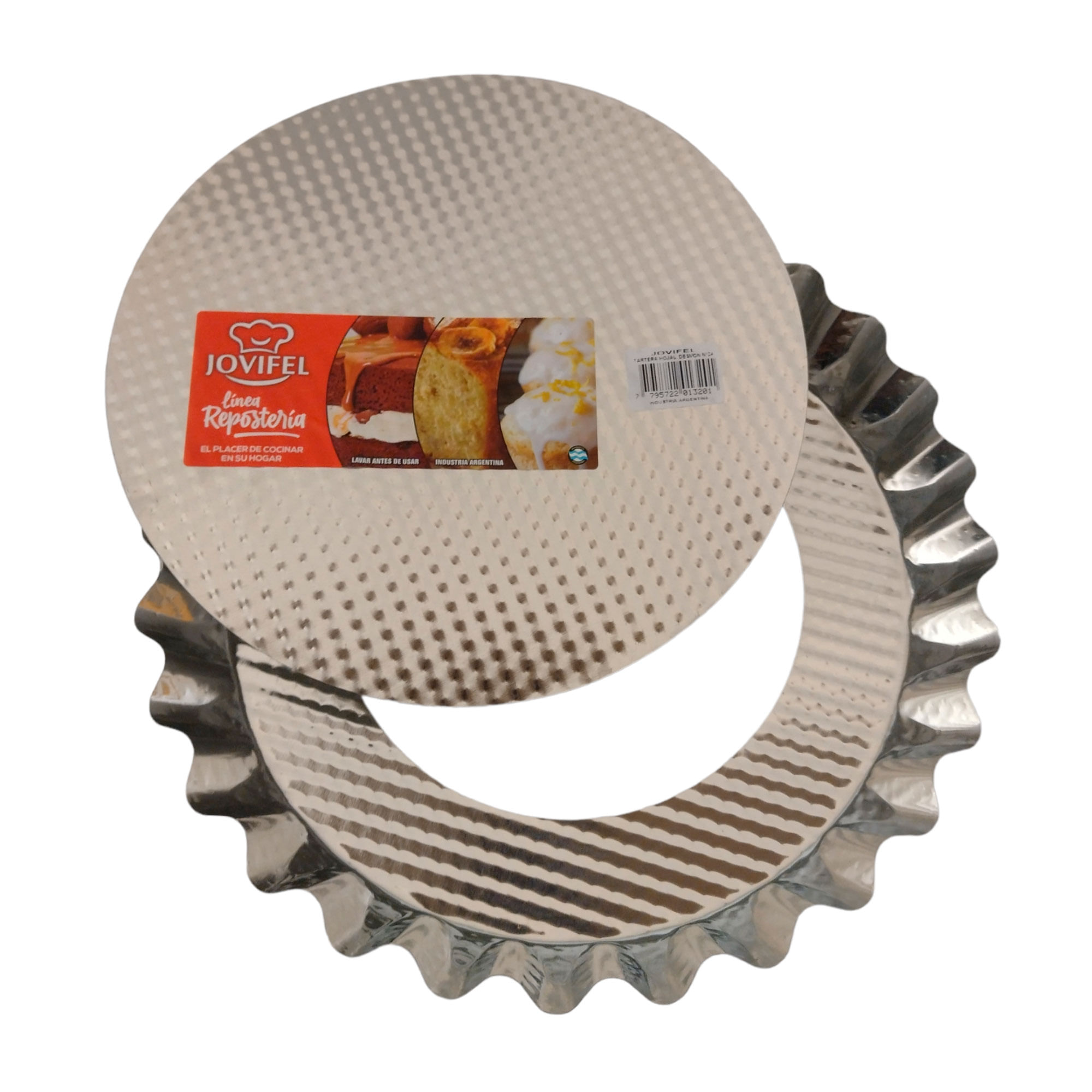 Tartera de hojalata desmontable 24 cm Jovifel