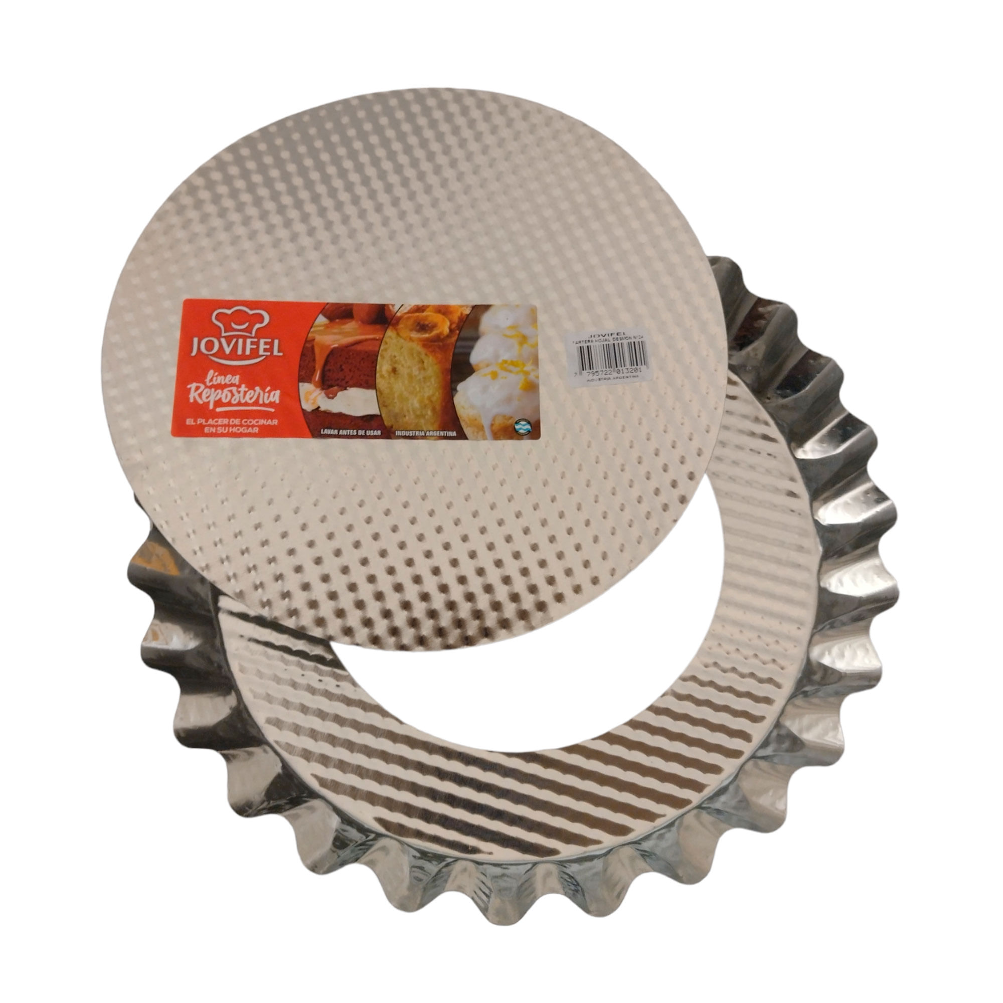 Tartera de hojalata desmontable 28 cm Jovifel