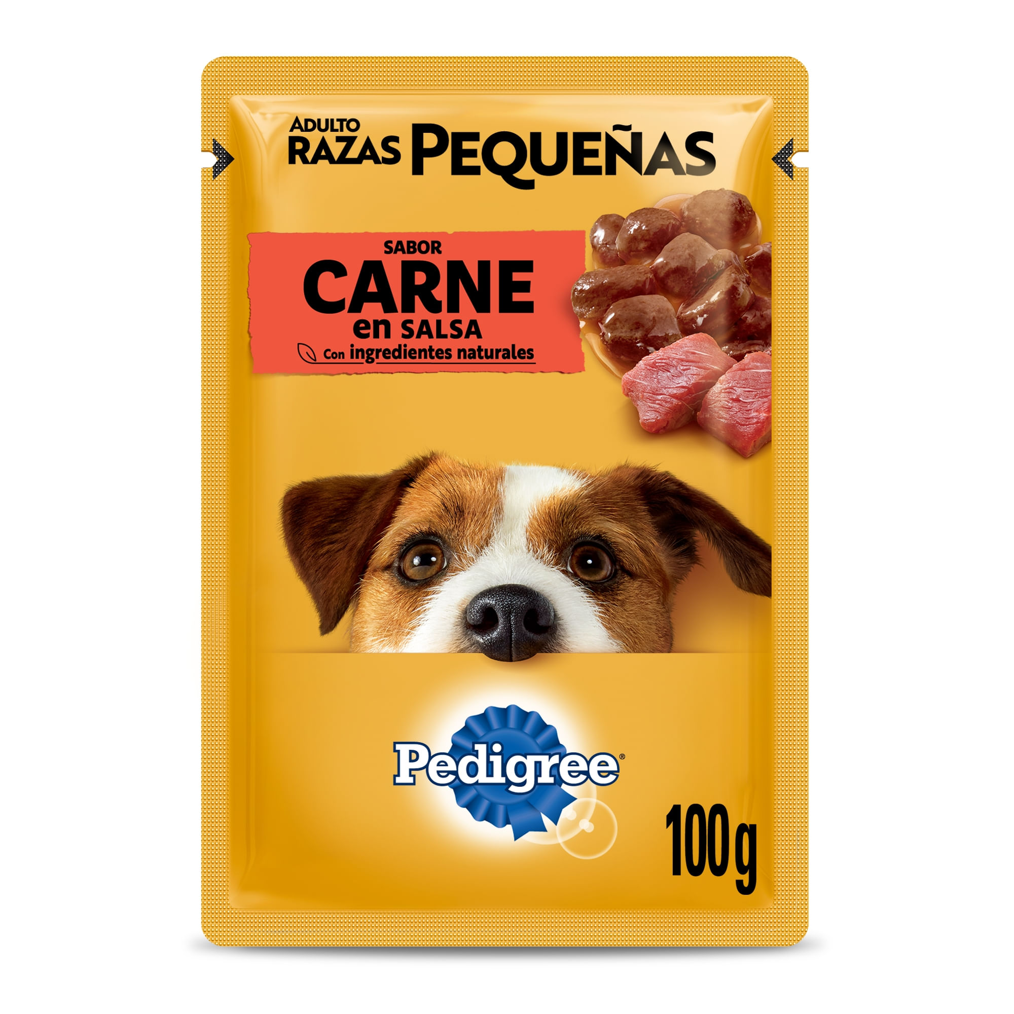 Alimento Adulto Raza Peq Carne Pouch Pedigree 100 Gr