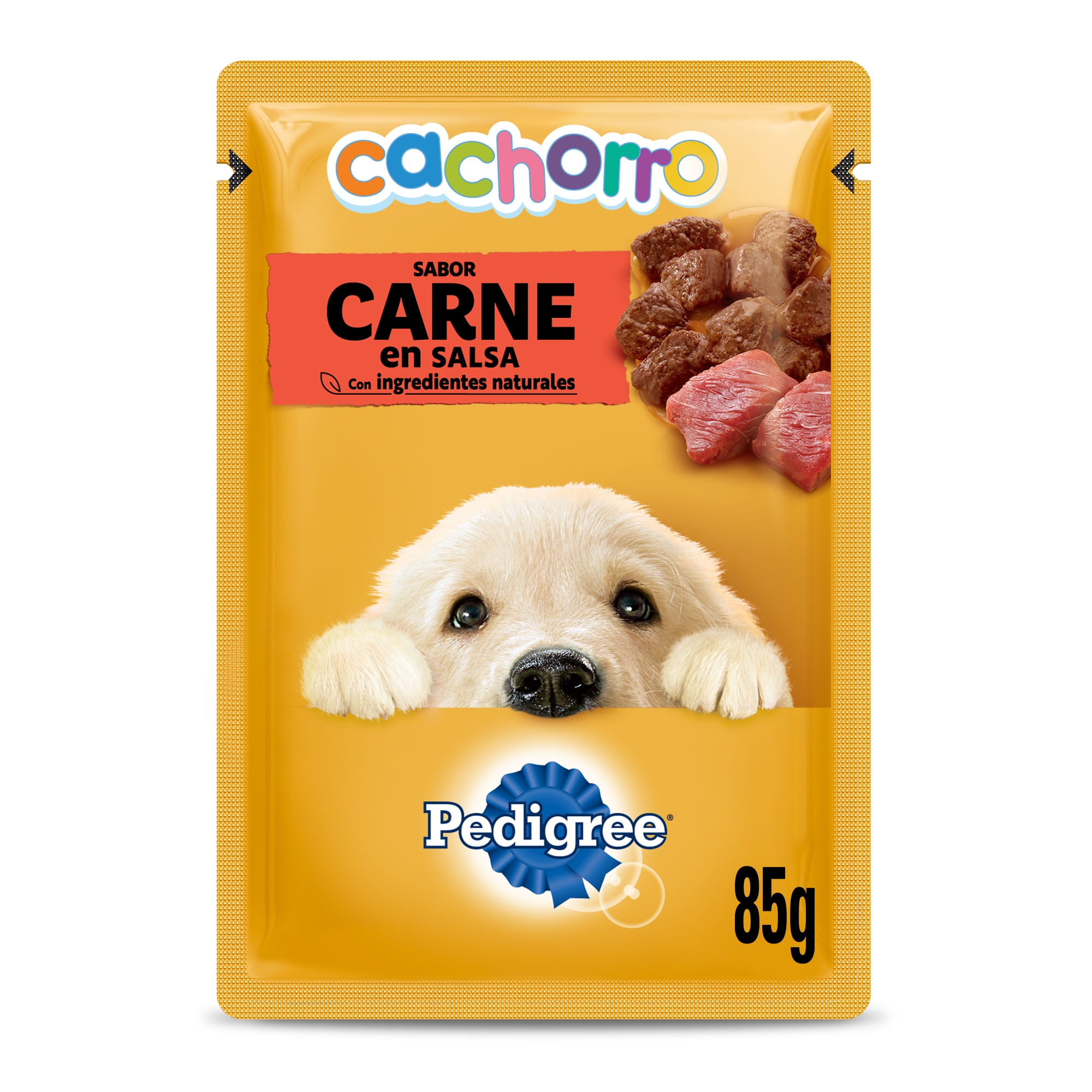Alimento húmedo para perro Pedigree 85 g. cachorros carne