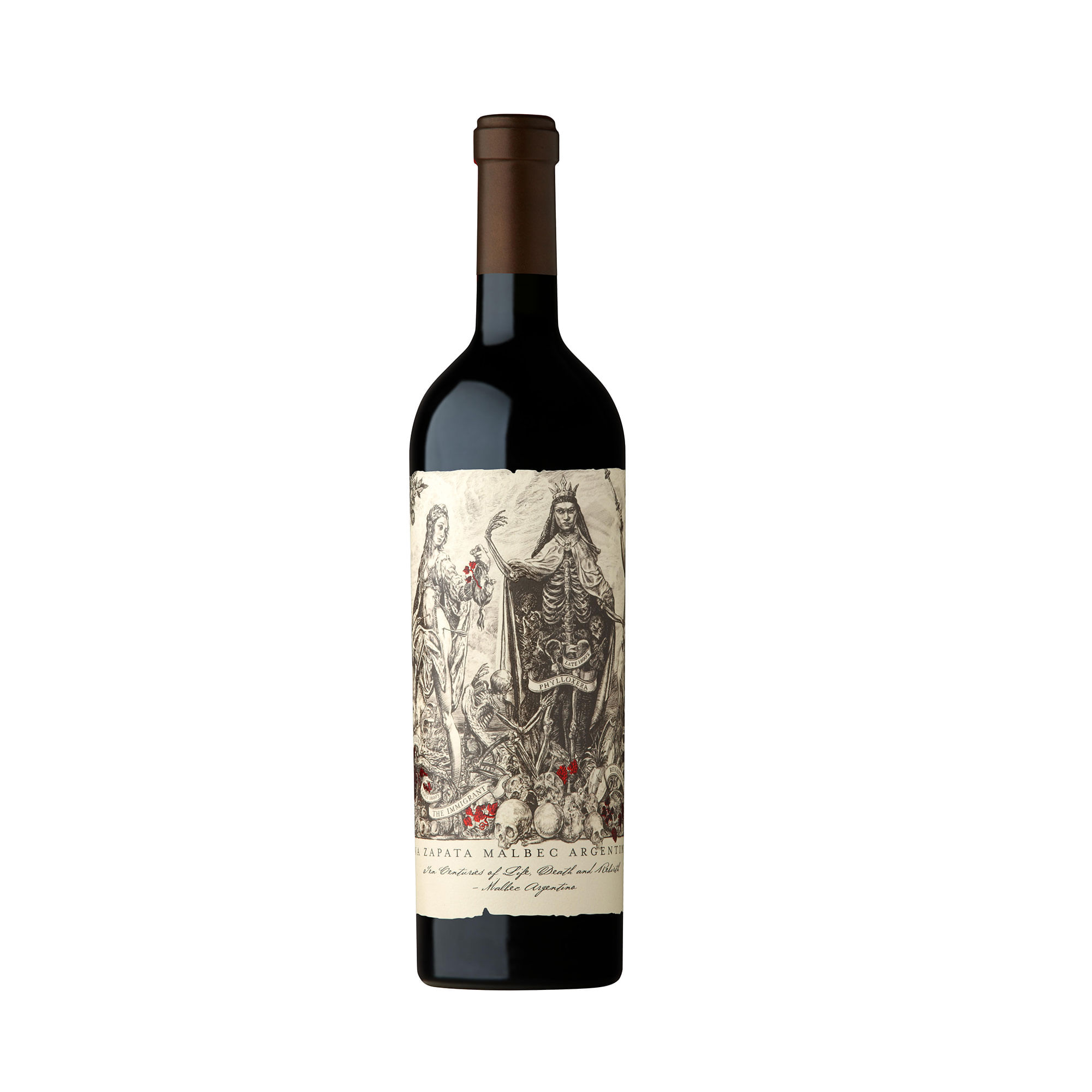 Vino tinto Malbec Argentino en botella 750 ml