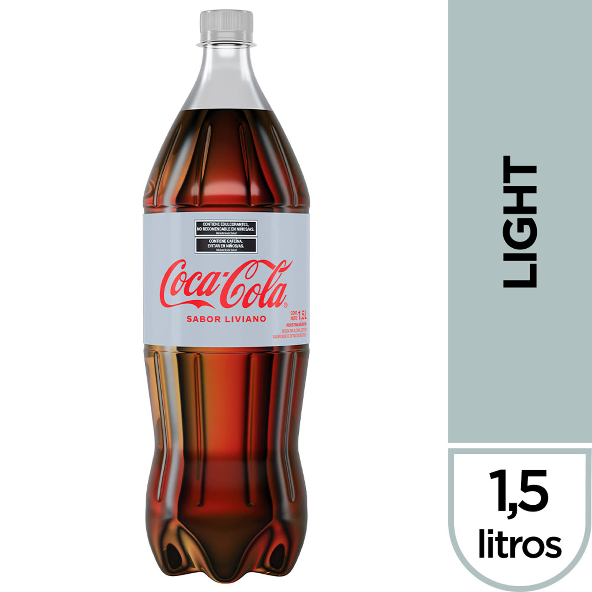 Gaseosa cola Coca Cola light 1,5 lts