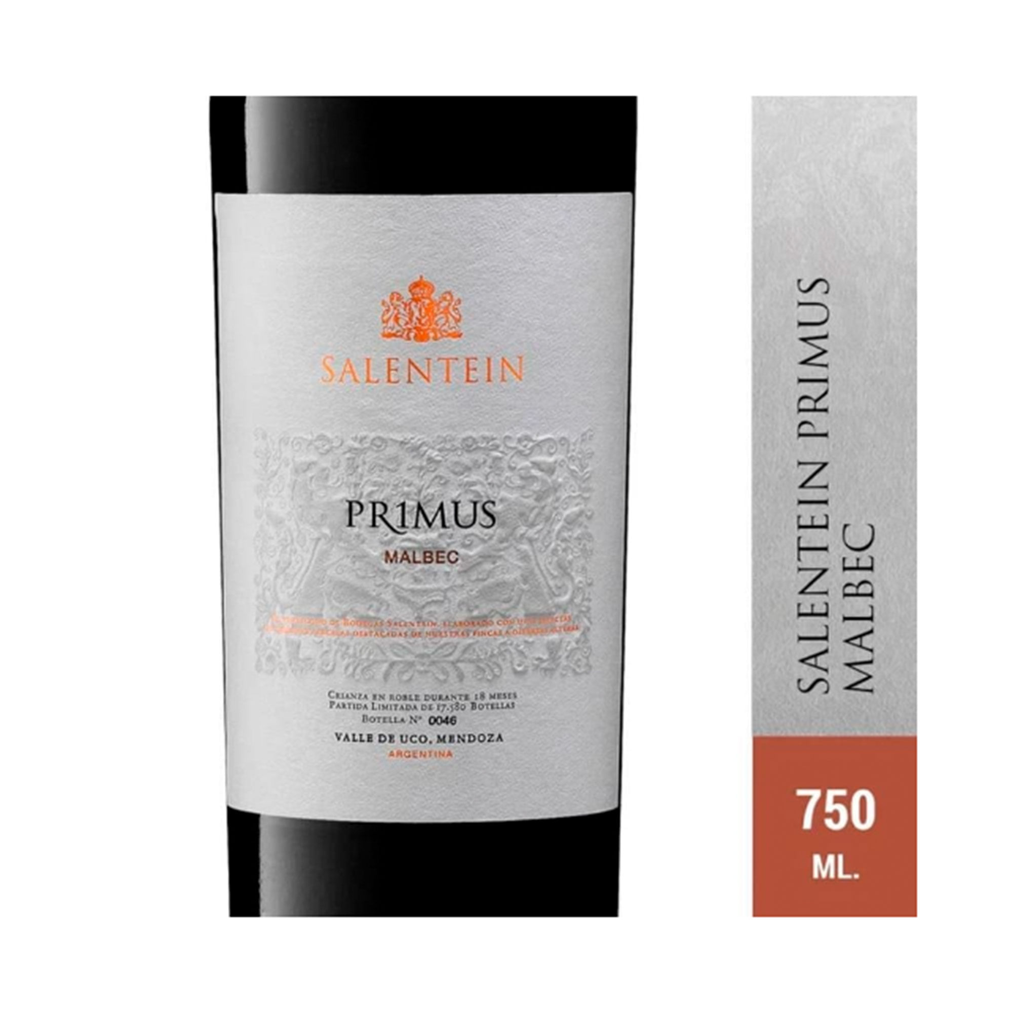 Vino Salentein Primus Malbec 750 Ml