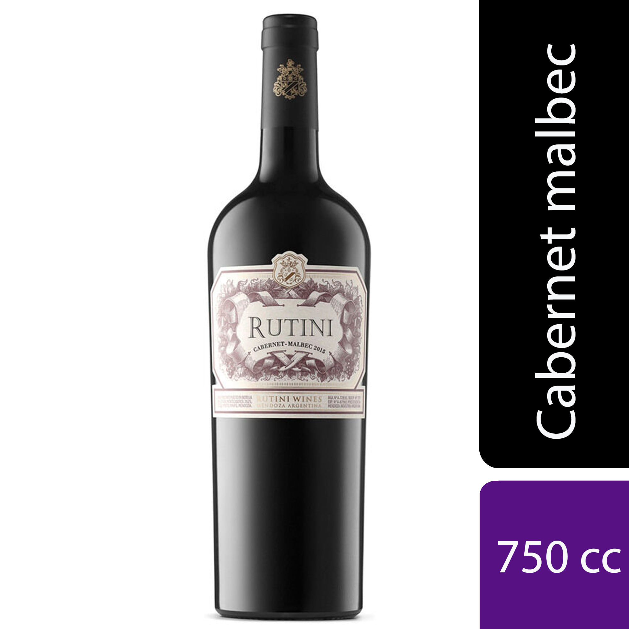Vino tinto Cabernet Sauvignon Rutini 750 ml