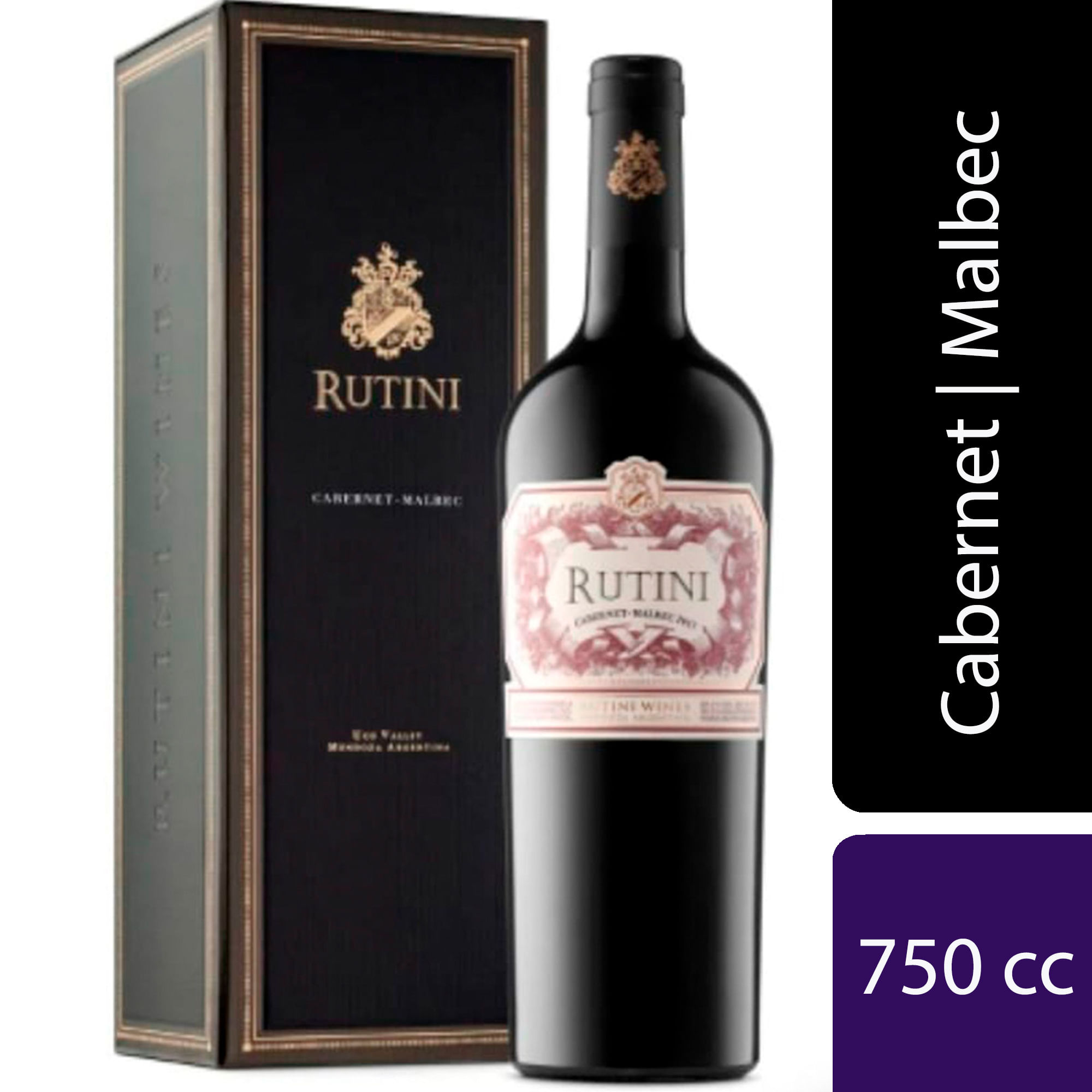 Vino Tinto Rutini Cabernet Malbec 750 Cc