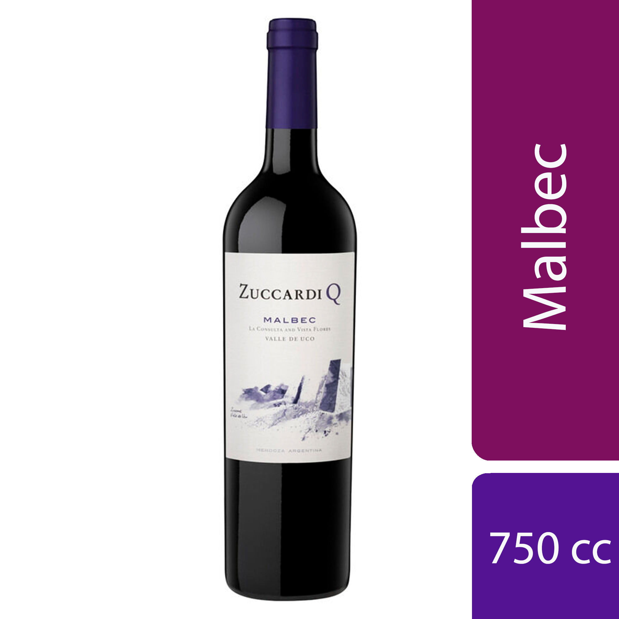 Vino tinto Malbec Zuccardi Q 750 ml