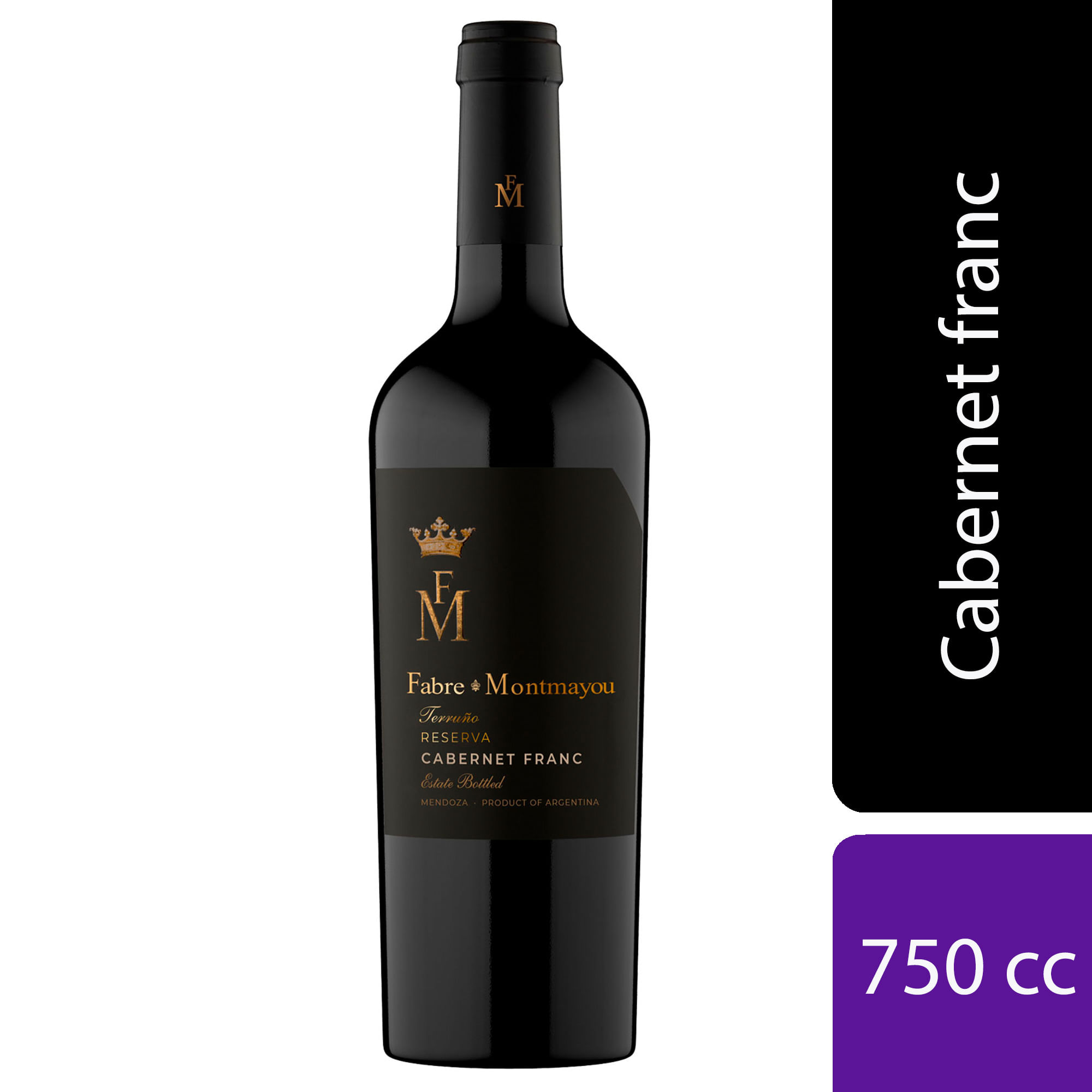 Vino tinto Cabernet Franc Fabre Montmayou 750 ml