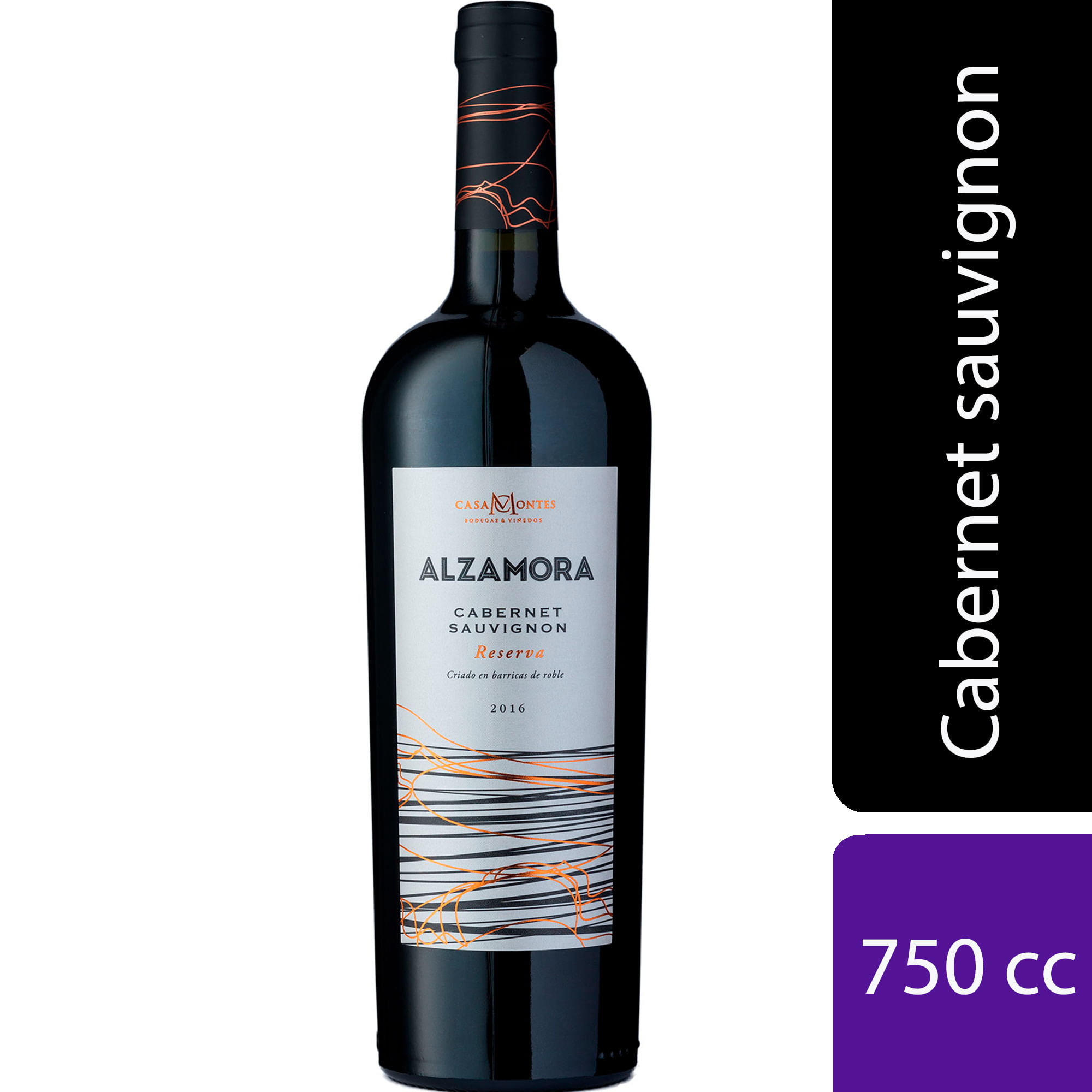 Vino tinto Cabernet Fuego Negro 750 ml