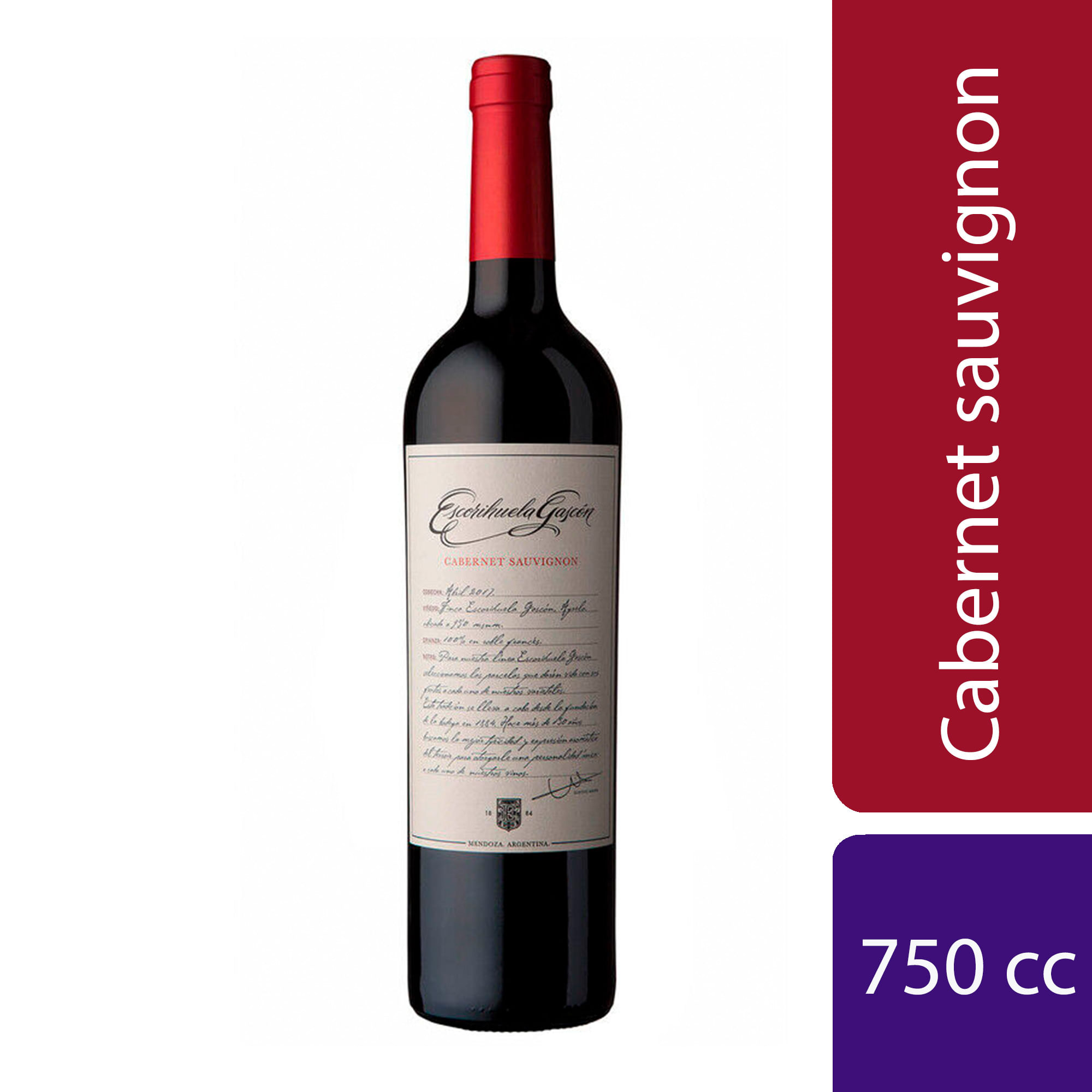 Vino Tinto Cabernet 750 Ml Escorihuela Gascon