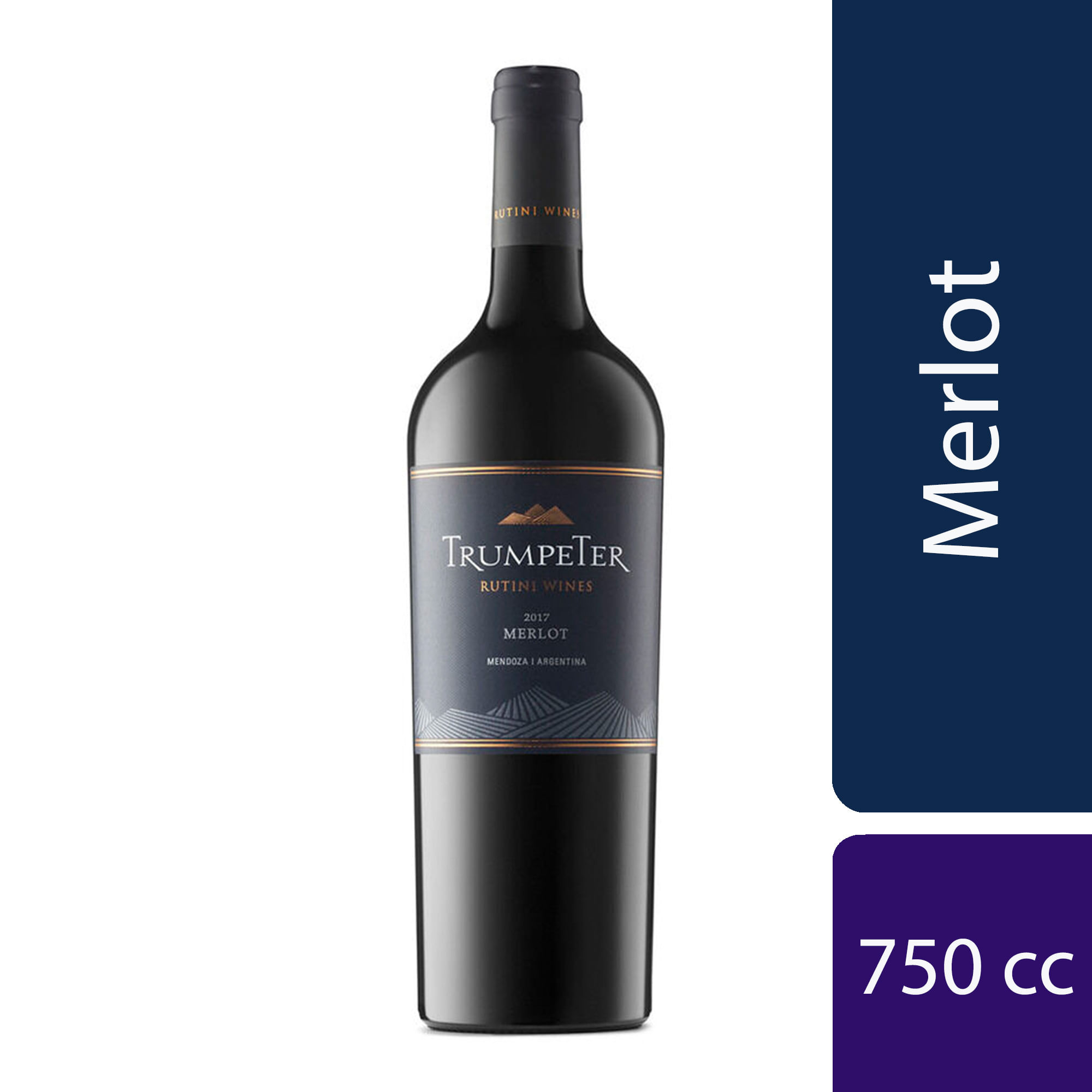 Vino tinto Merlot Trumpeter 750 ml