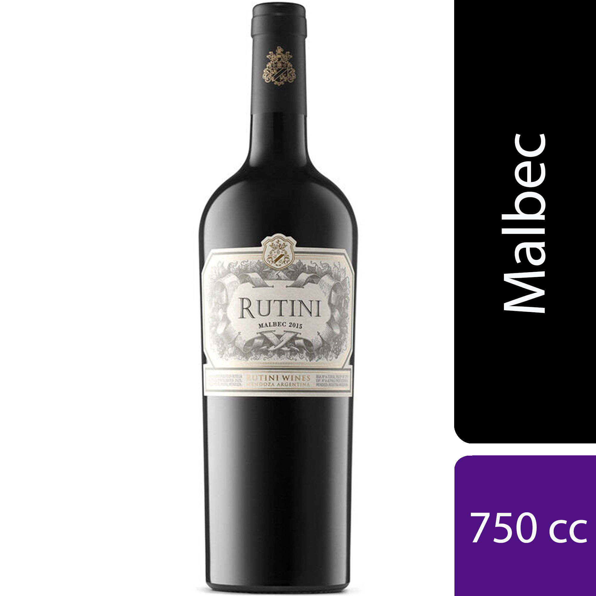 Vino tinto Malbec Rutitni 750 ml
