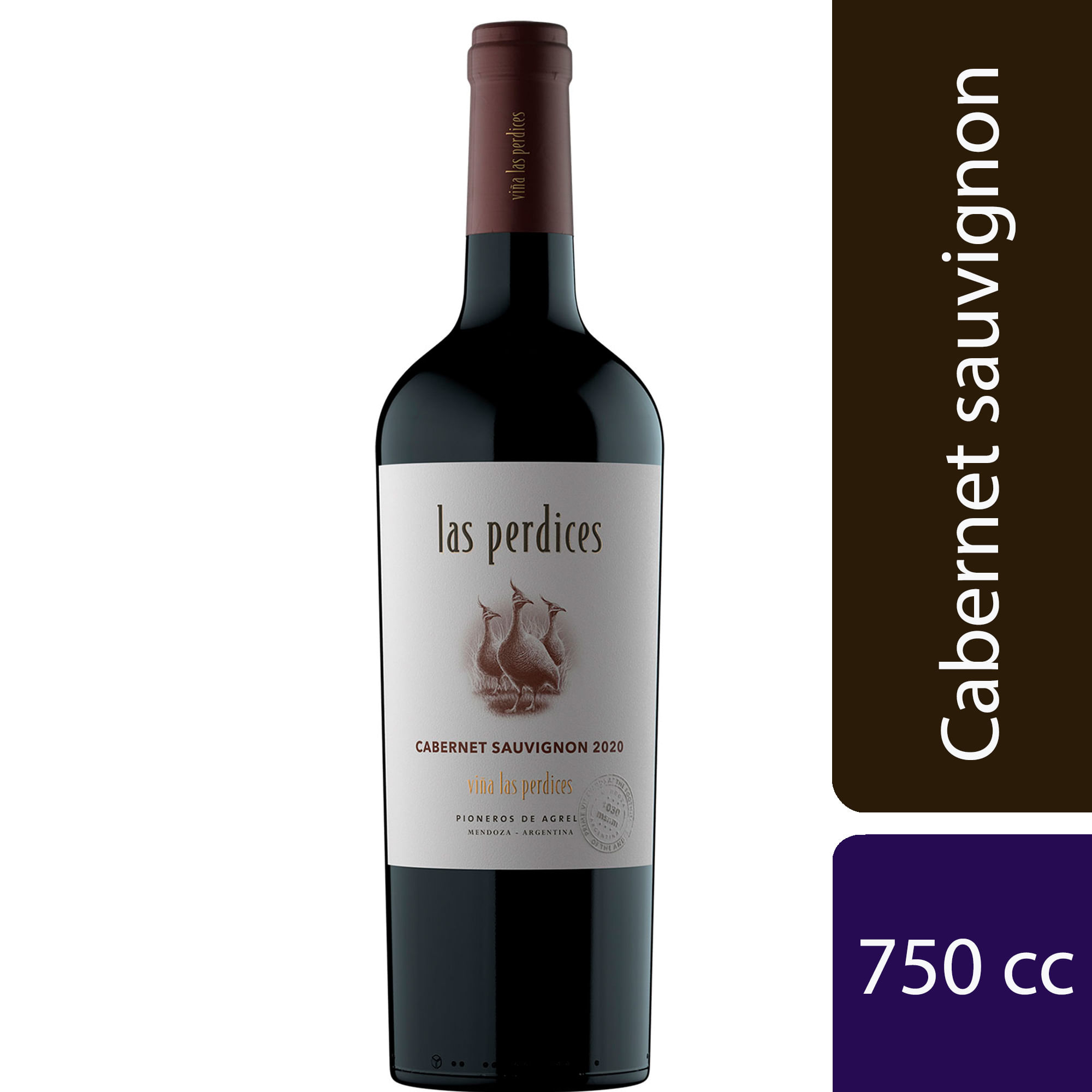 Vino tino Cabernet Sauvignon Las Perdices 750 ml