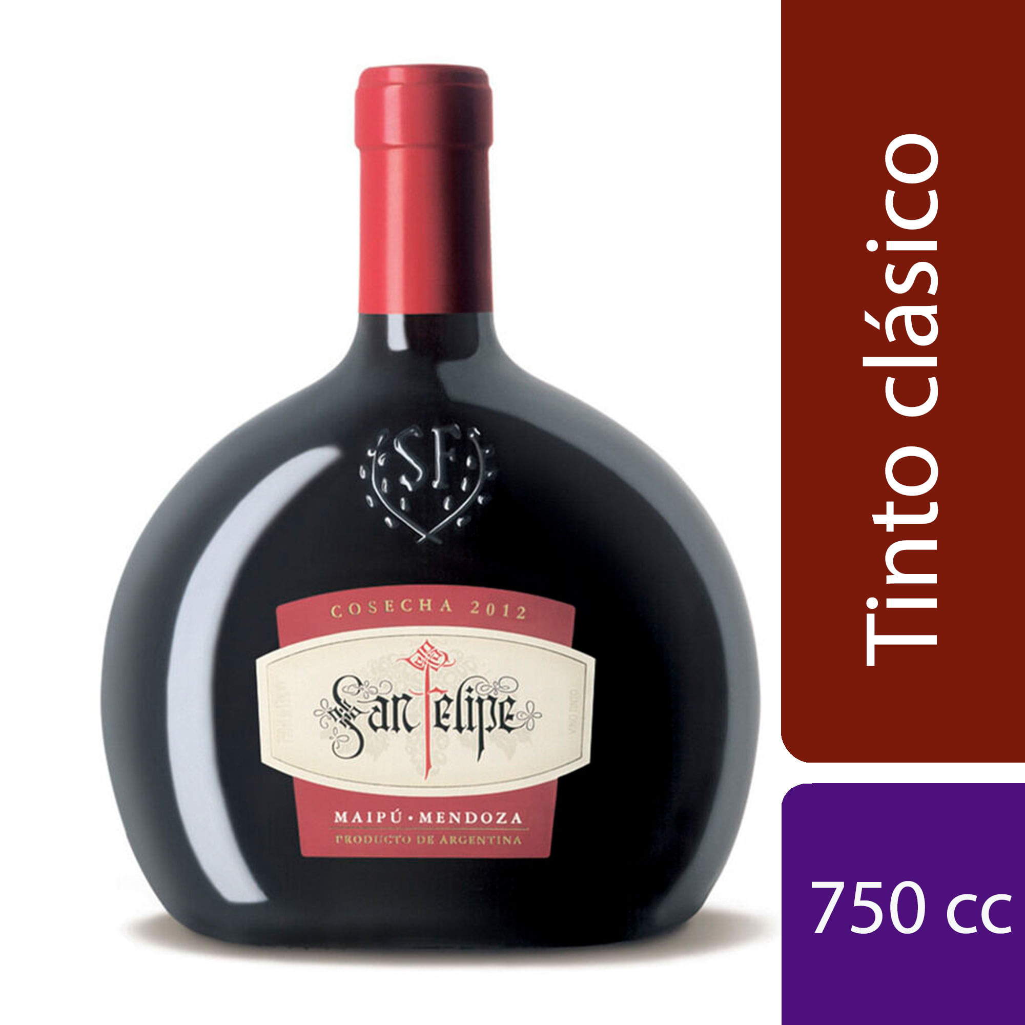 Vino tinto clásico San Felipe 750 ml