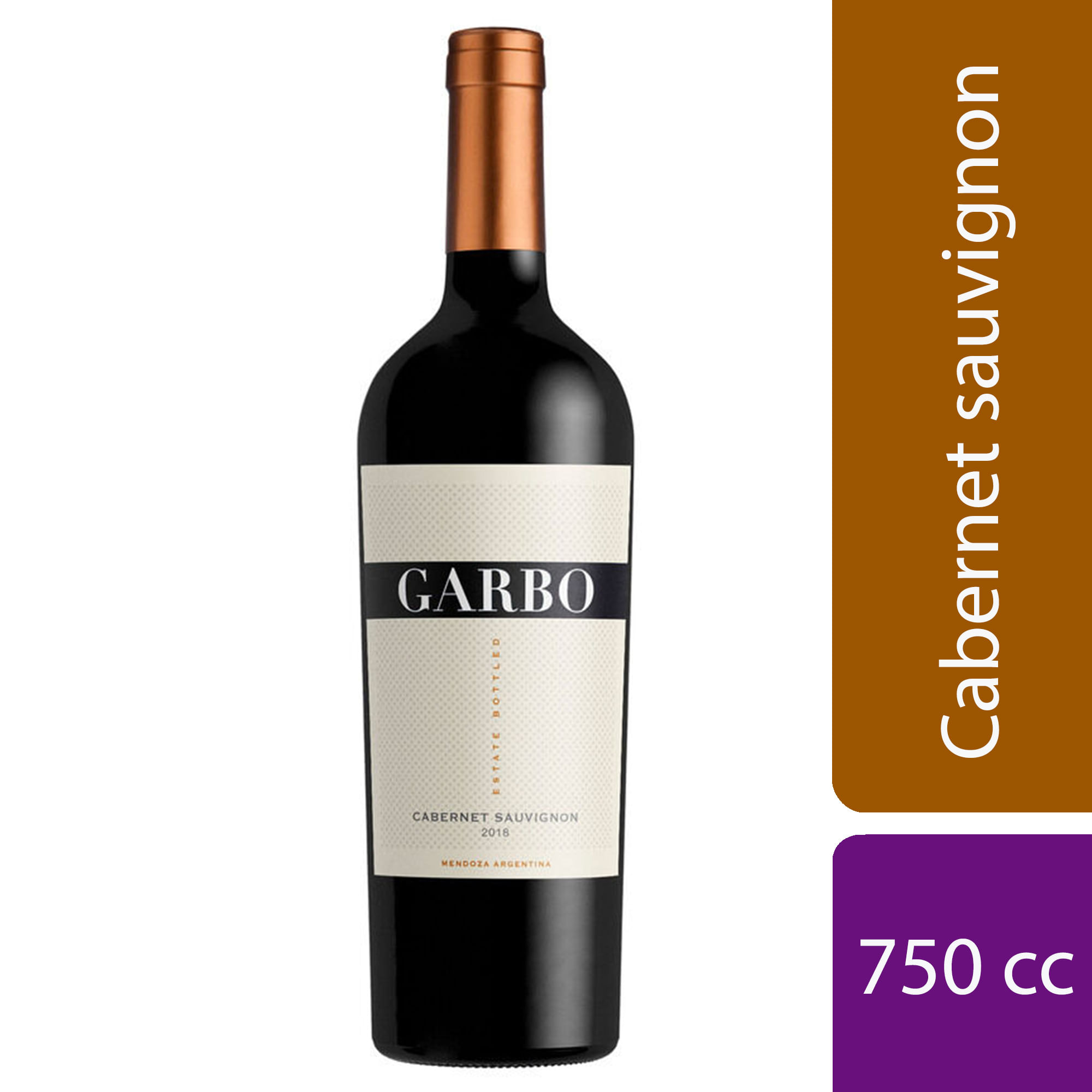 Vino tinto Cabernet Sauvignon Garbo 750 ml