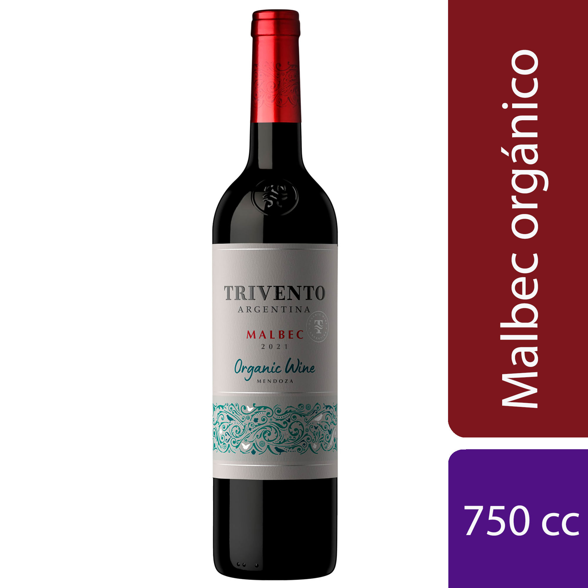 Vino Trivento Organico Malbec 750cc
