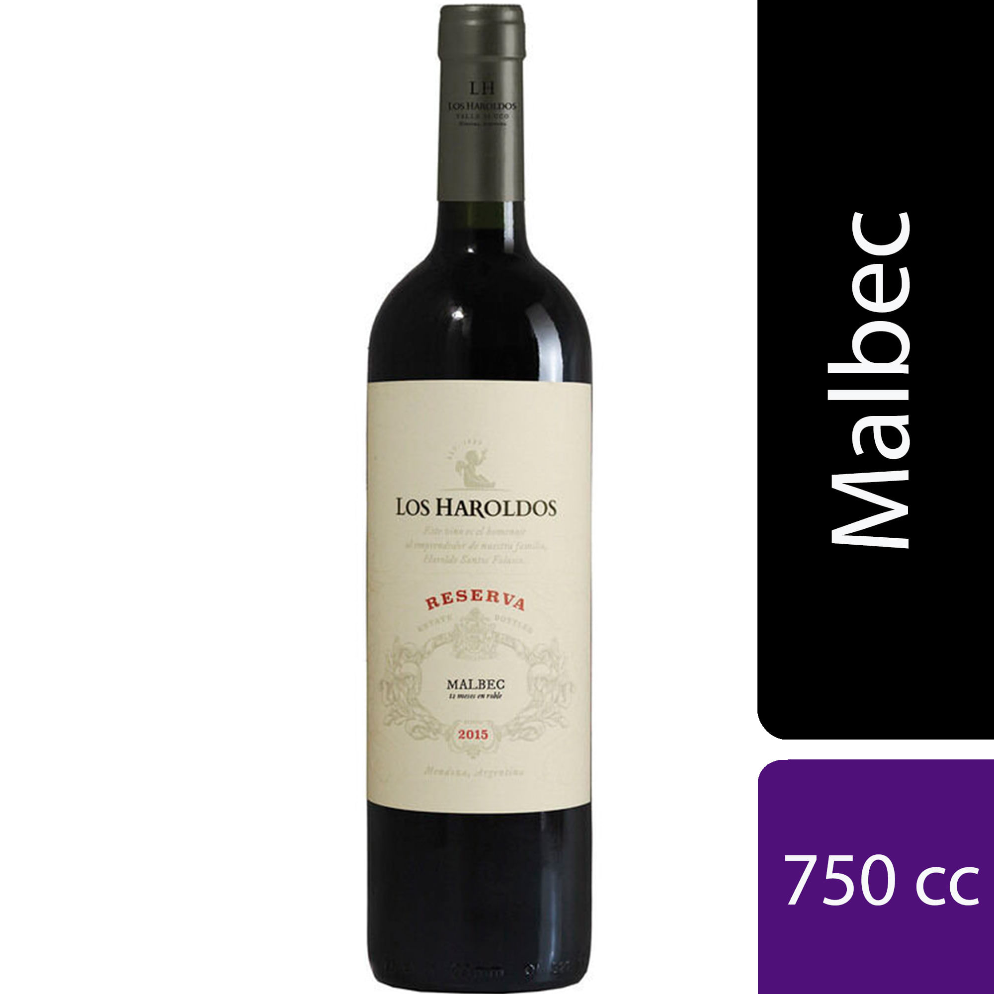 Vino tinto Malbec Los Horoldos Reserva 750 ml