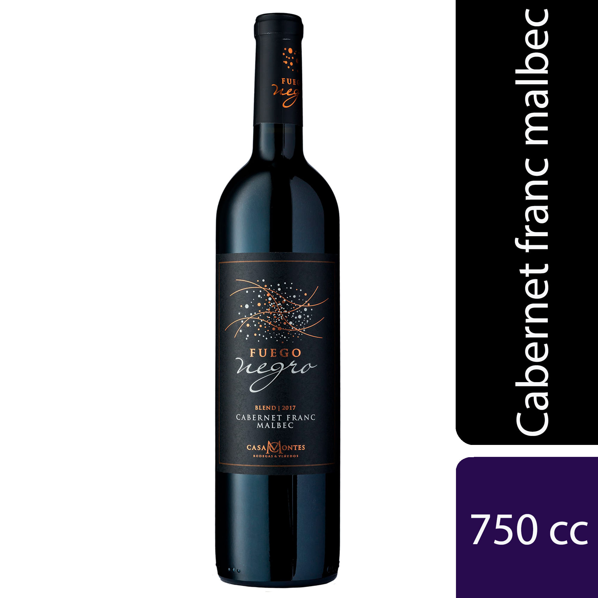 Vino tinto Blend Fuego Negro 750 ml