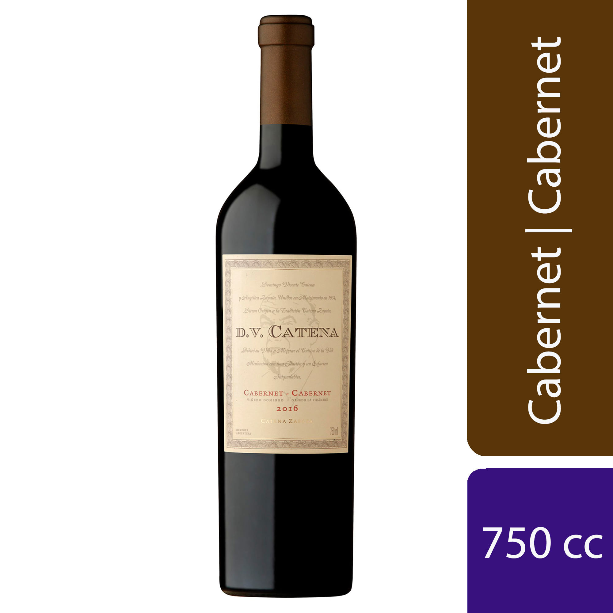 Vino tinto Cabernet Sauvignon D.V.Catena 750 ml