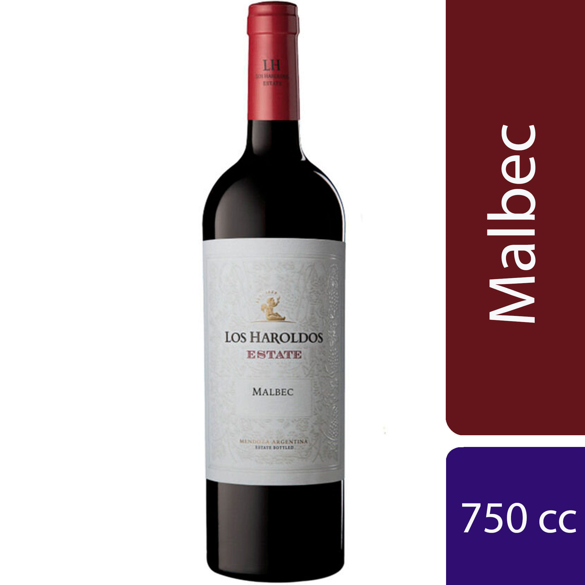Vino tinto Malbec Los Haroldos Estate 750 ml