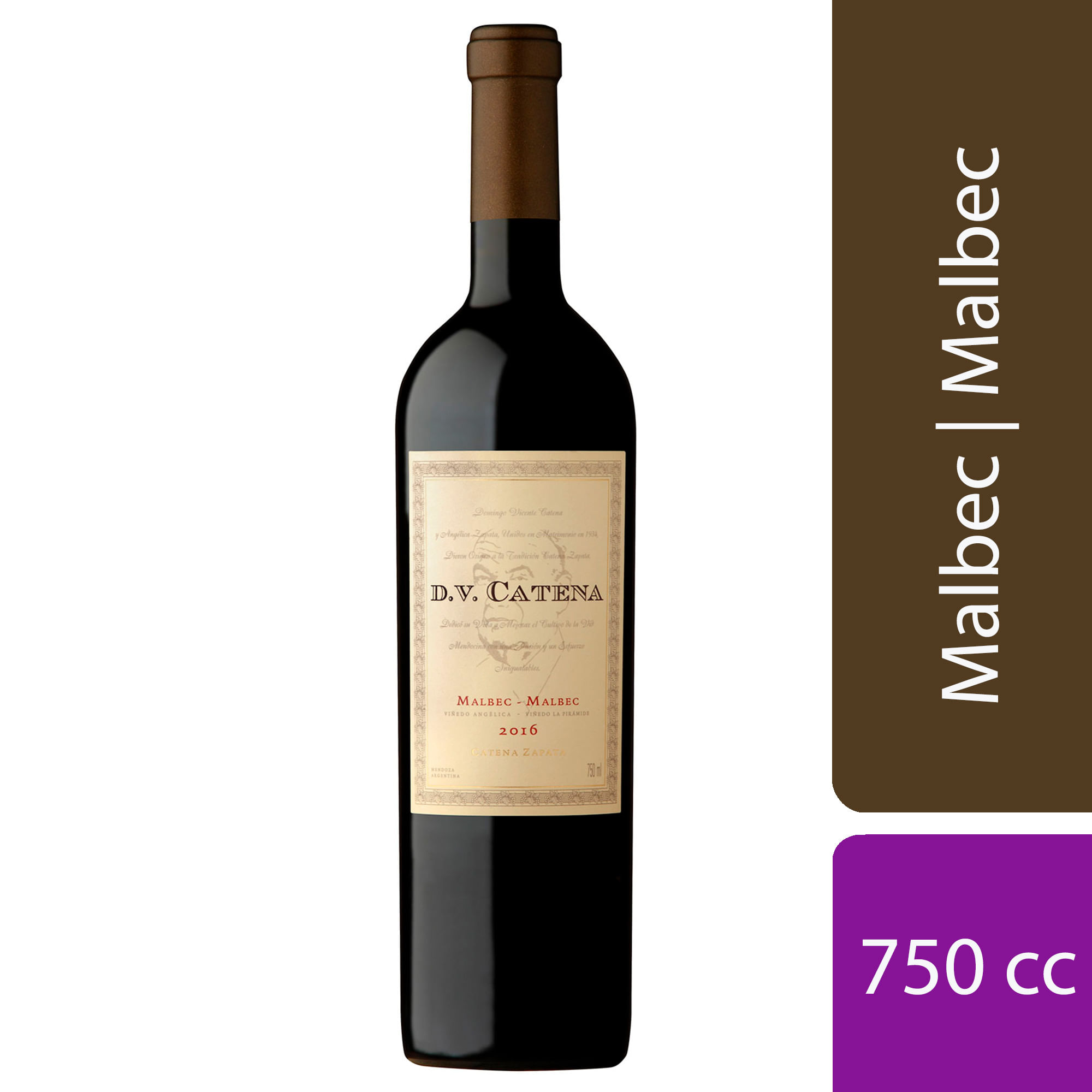 Vino tinto Malbc D.V. Catena 750 ml