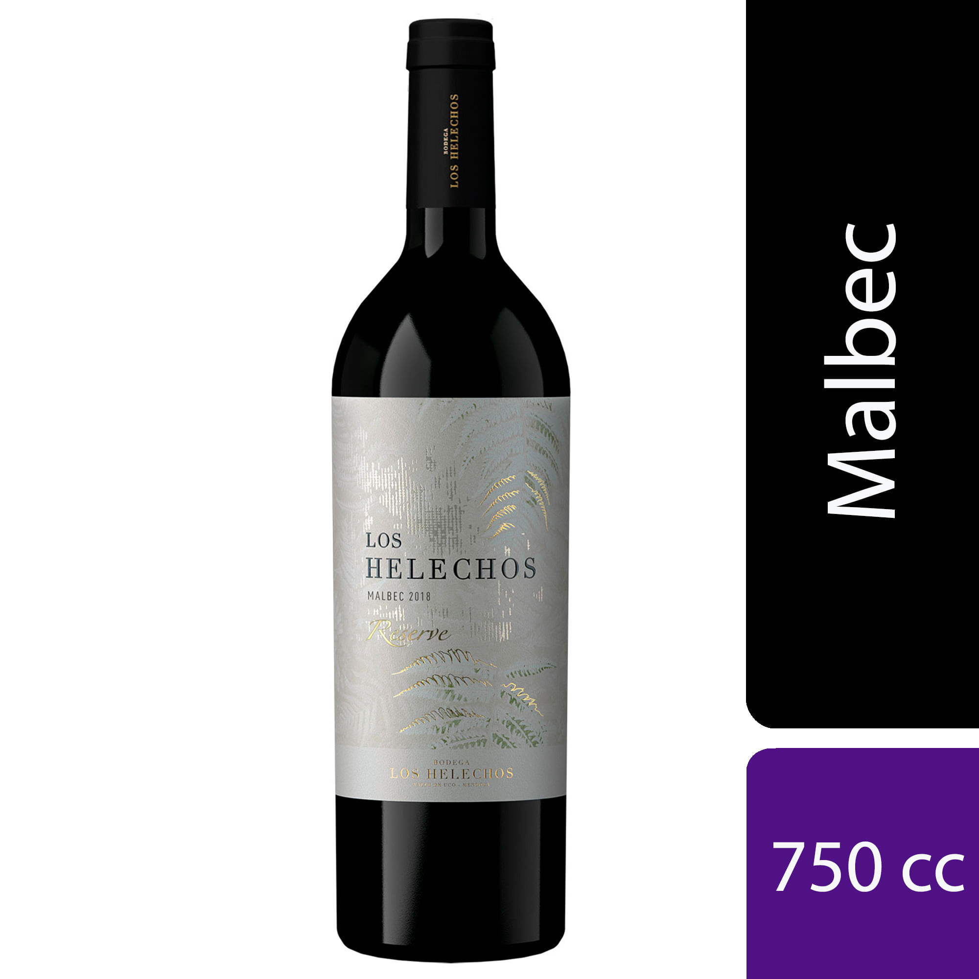 Vino Los Helechos Malbec Reserve 750cc
