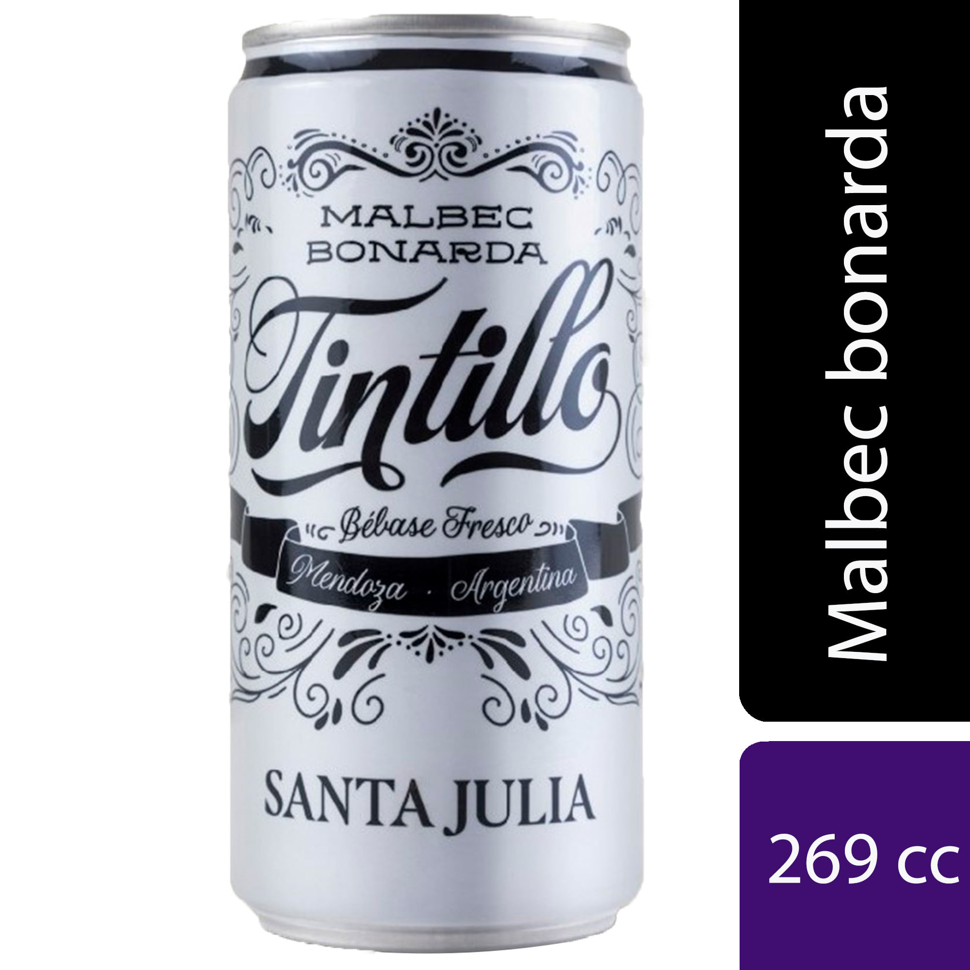 Vino Tintillo Lata 269 Ml Santa Julia