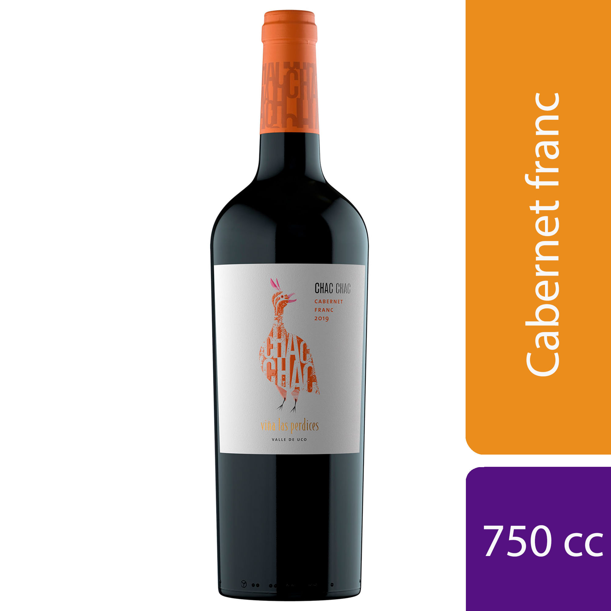 Vino tinto Cabernet Franc Las Perdices 750 ml