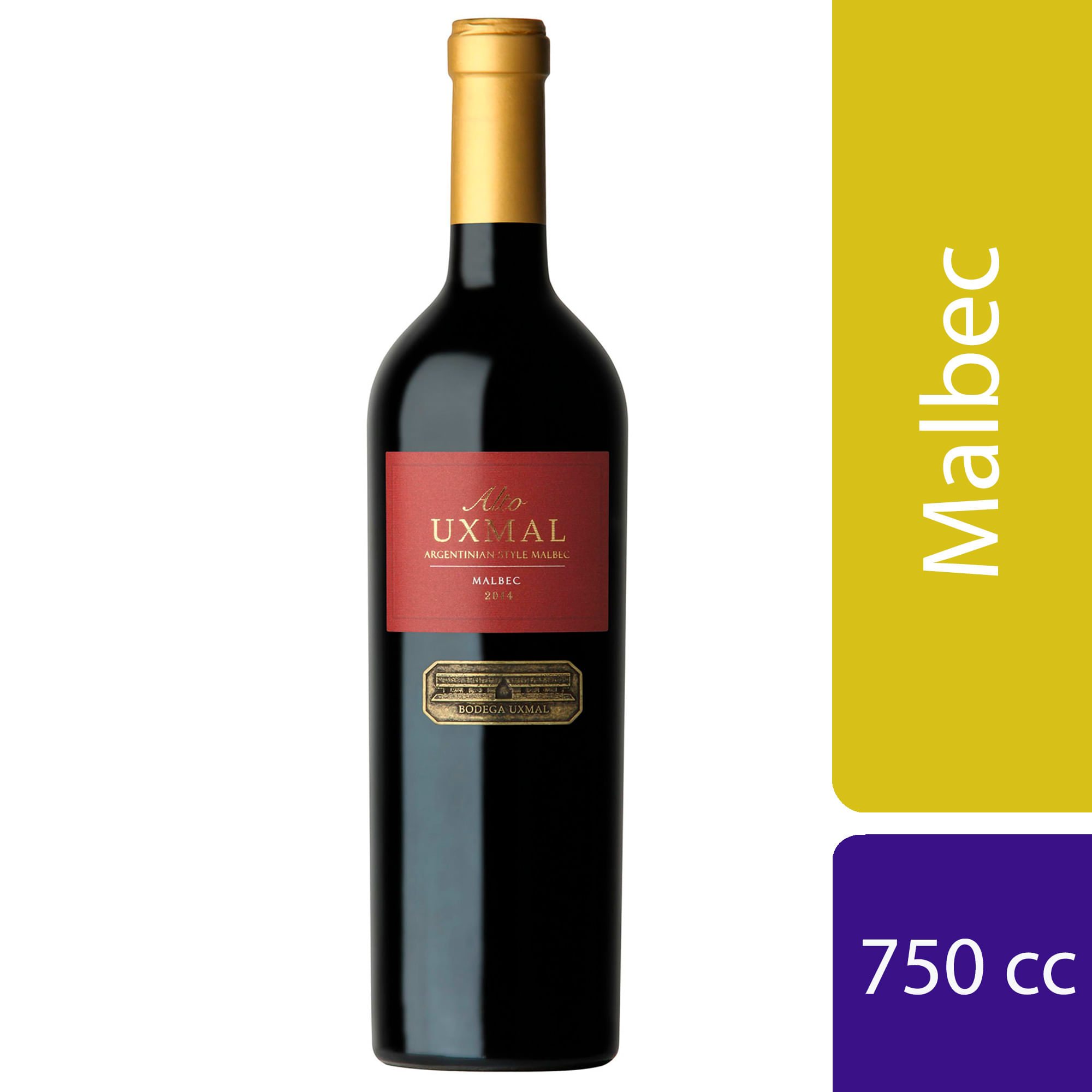 Vino Alto Uxmal Malbec 750 Ml