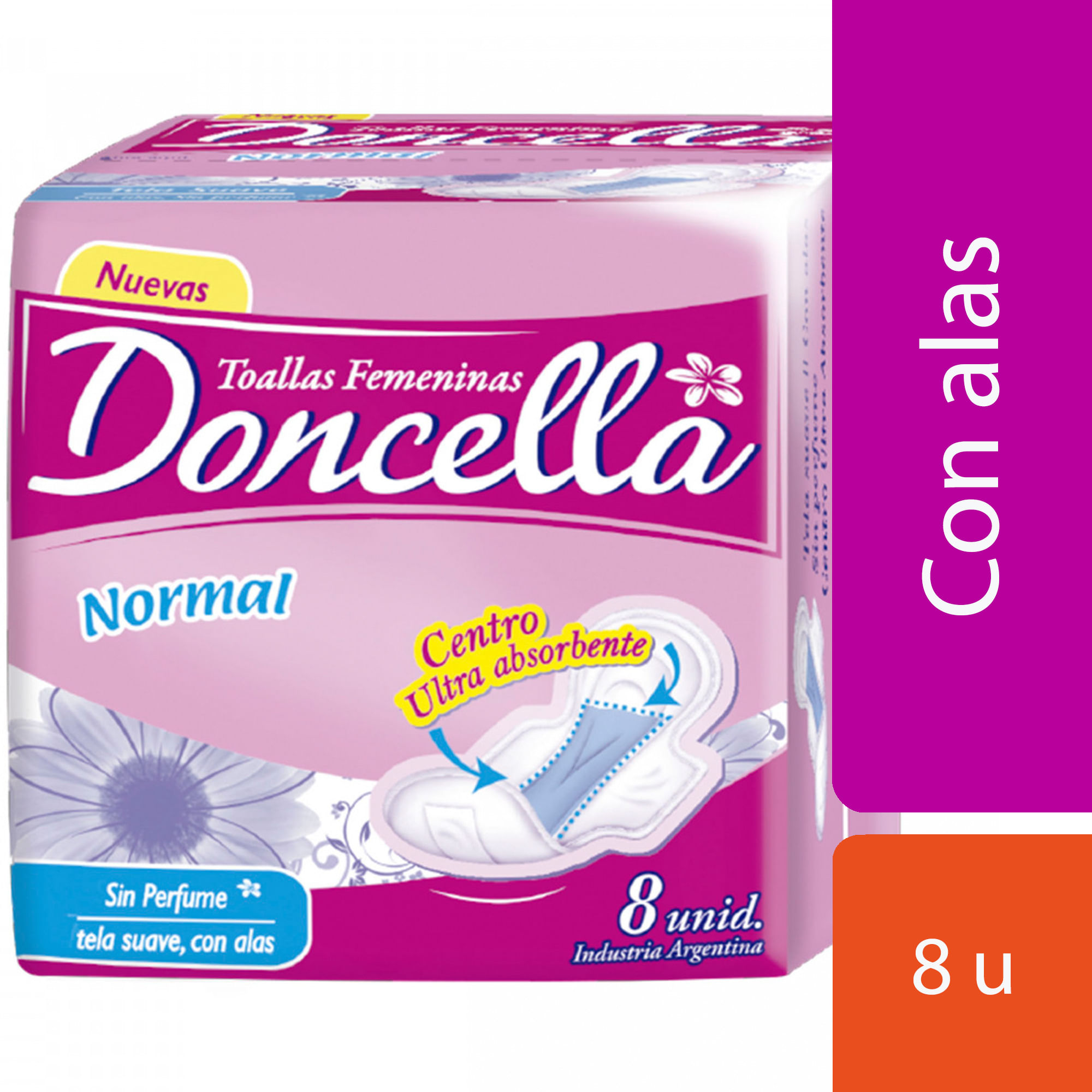Toallitas Fem C/Ala Pocket S/D X8