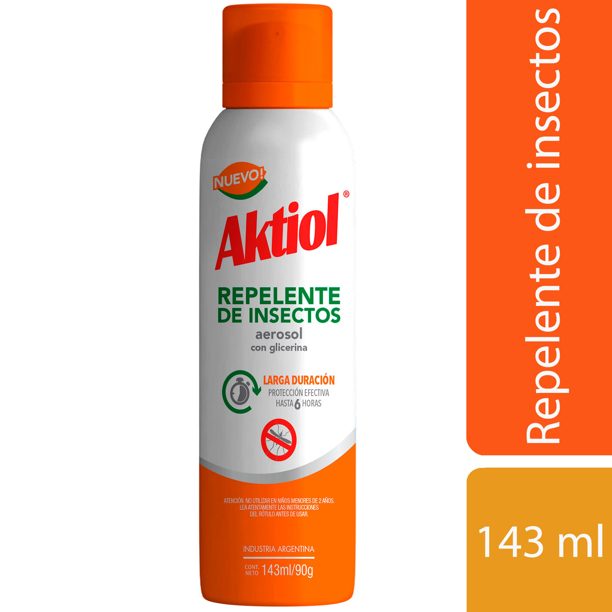 Repelente para mosquitos Aktiol aerosol 143 cc.