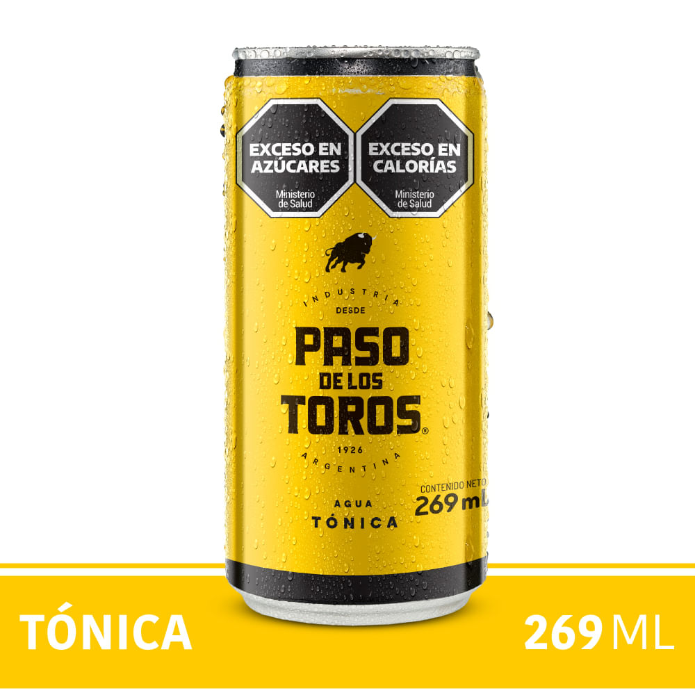 Agua Tónica Paso De Los Toros En Lata 269ml