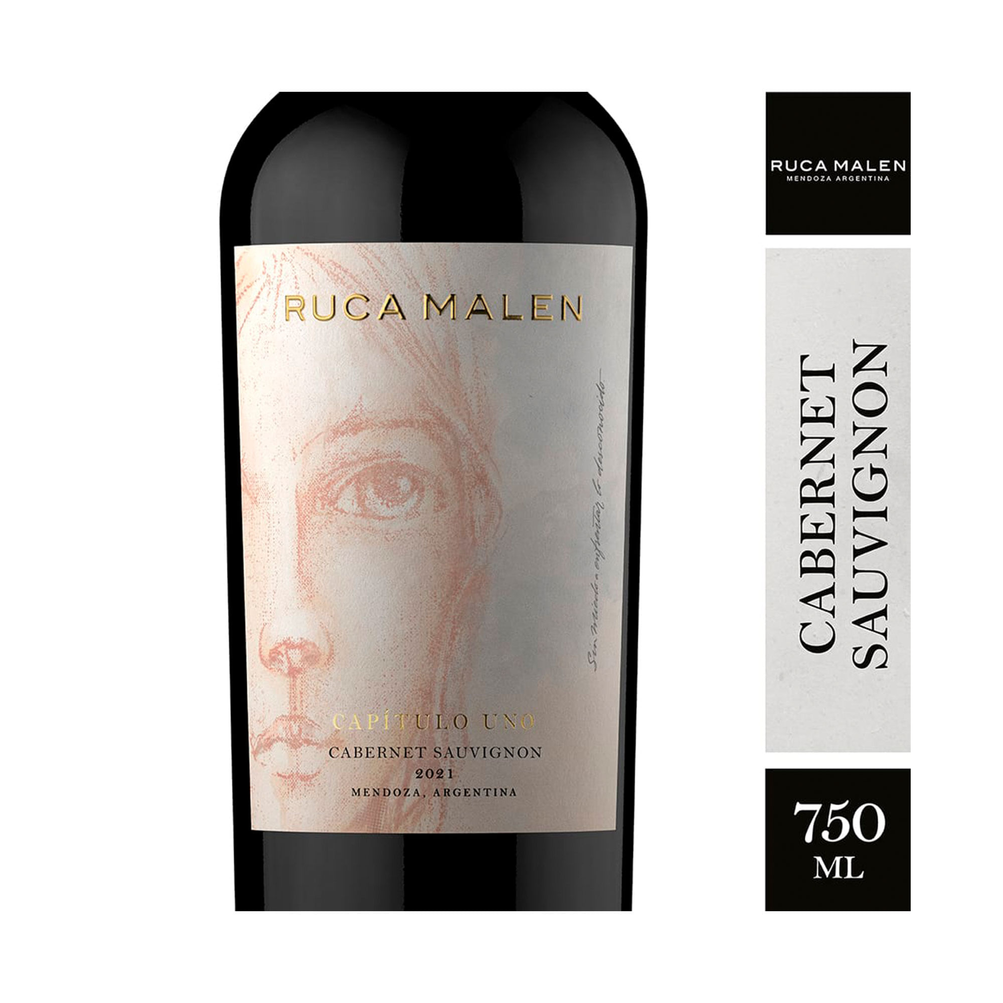 Vino tinto Cabernet Sauvignon Ruca Malen Cap I 750 ml