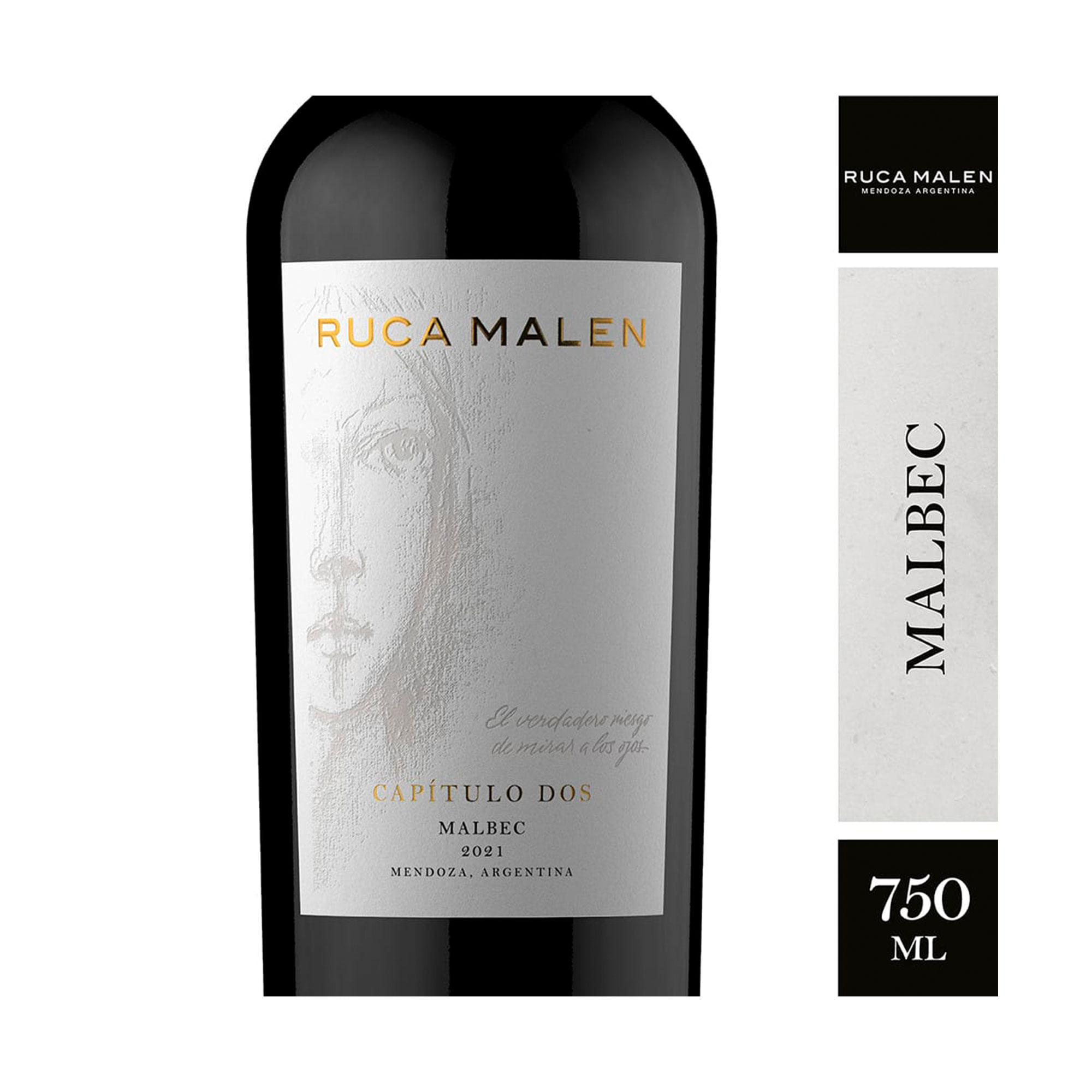 Vino tinto Malbec Ruca Malen Cap II 750 ml