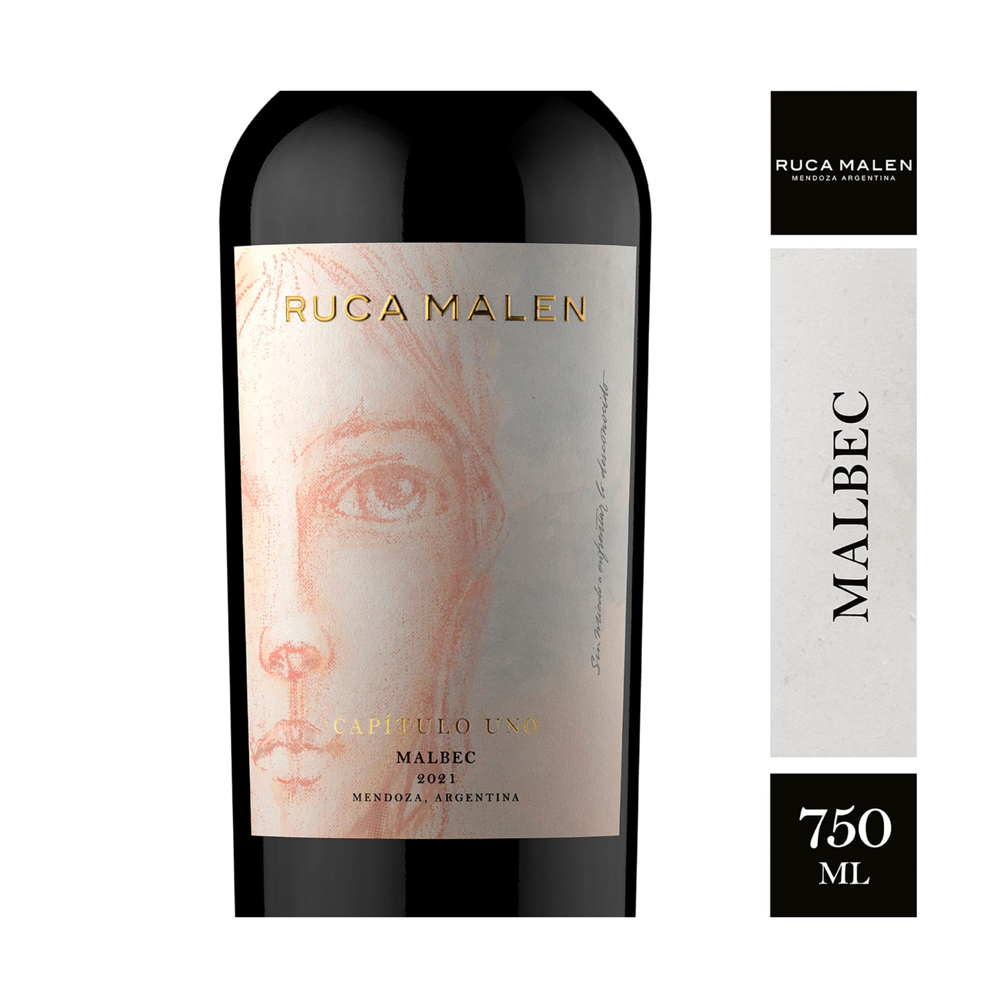 Vino tinto Malbec Ruca Malen Cap I 750 ml