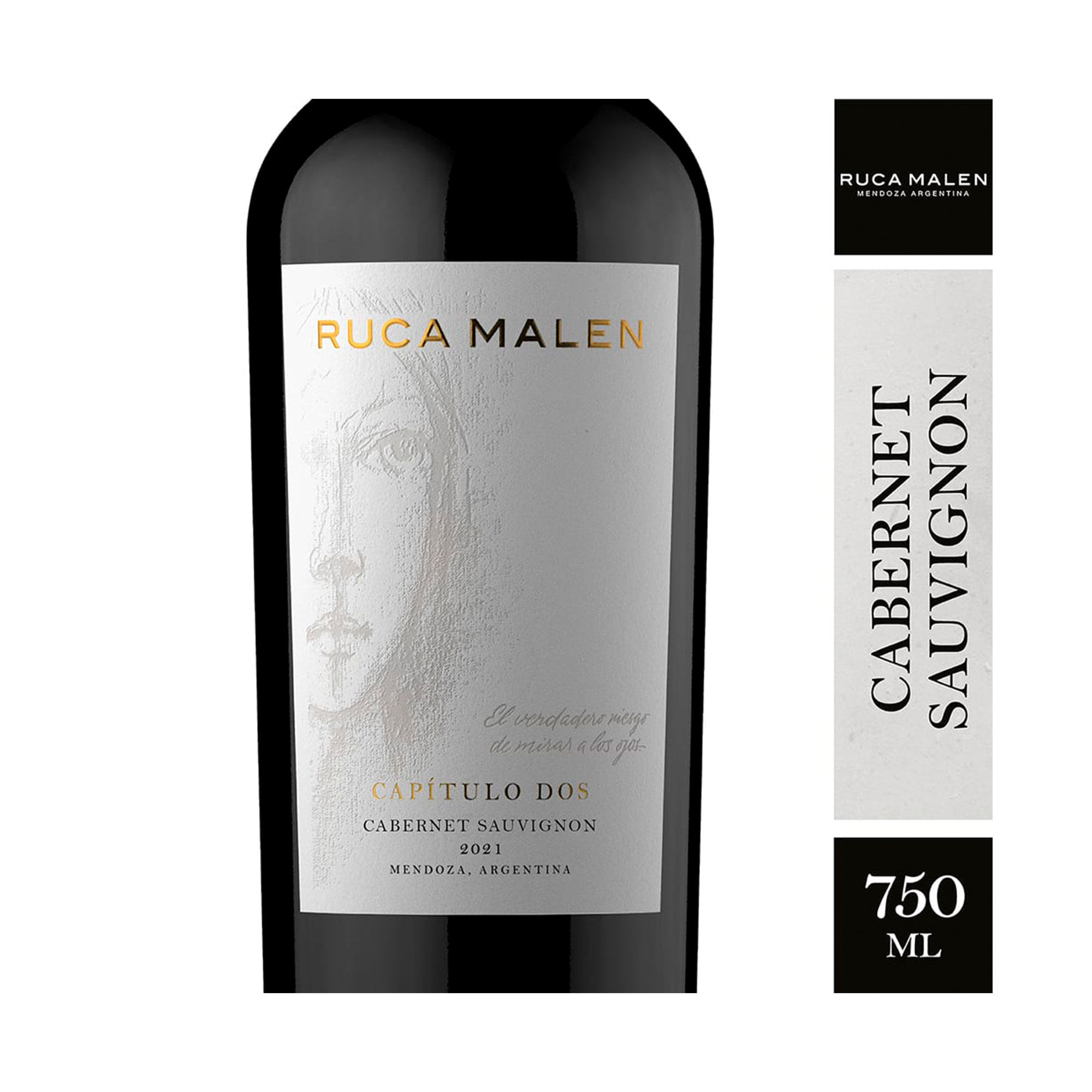 Vino tinto Cabernet Ruca Malen Cap II 750 ml