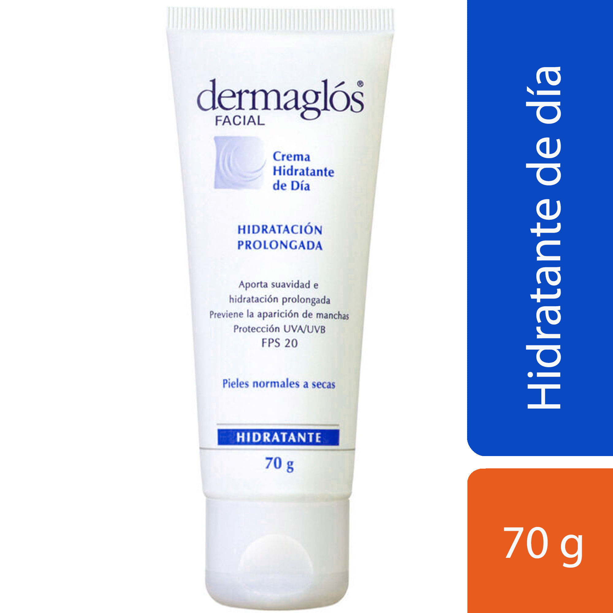 Crema Dermaglós Hidratante Día Fps20 Piel Normal X70g