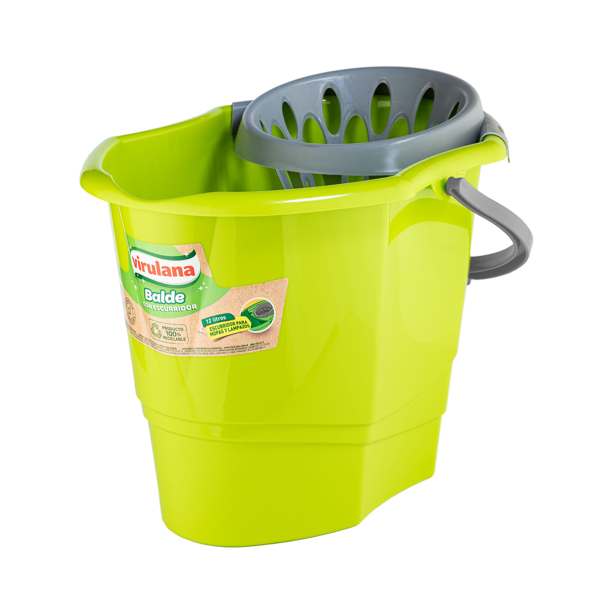 Balde Escurridor Virulana 12 L