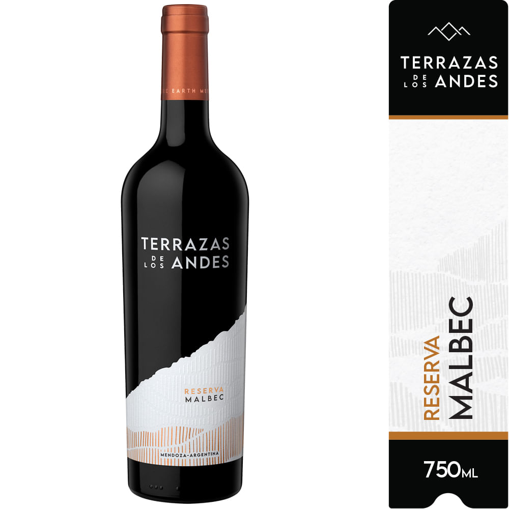 Vino tinto Malbec Reserva Terrazas de los Andes 750 ml