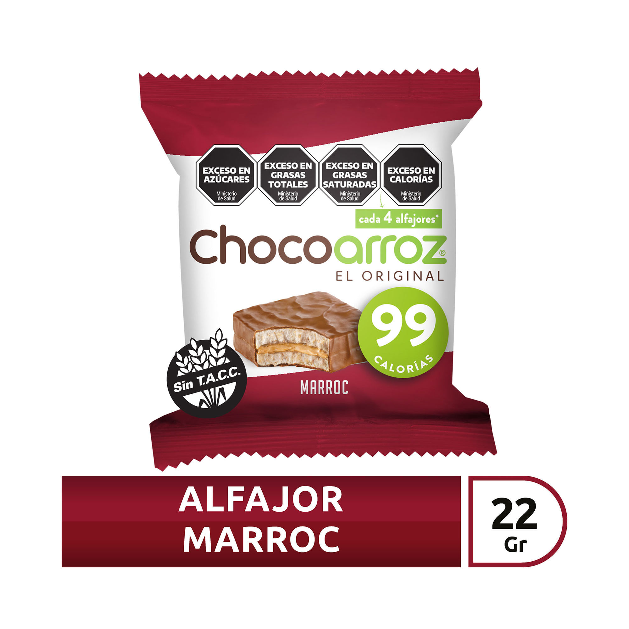 Alfajor De Arroz Chocoarroz Marroc 22 G
