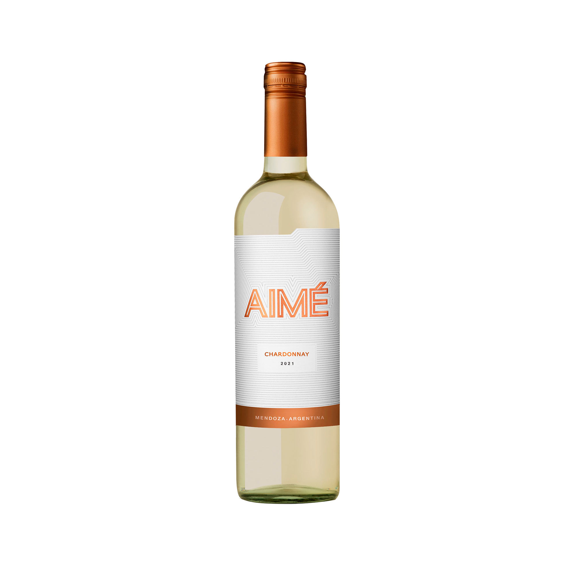 Vino blanco Chardonnay Aimé 750 ml