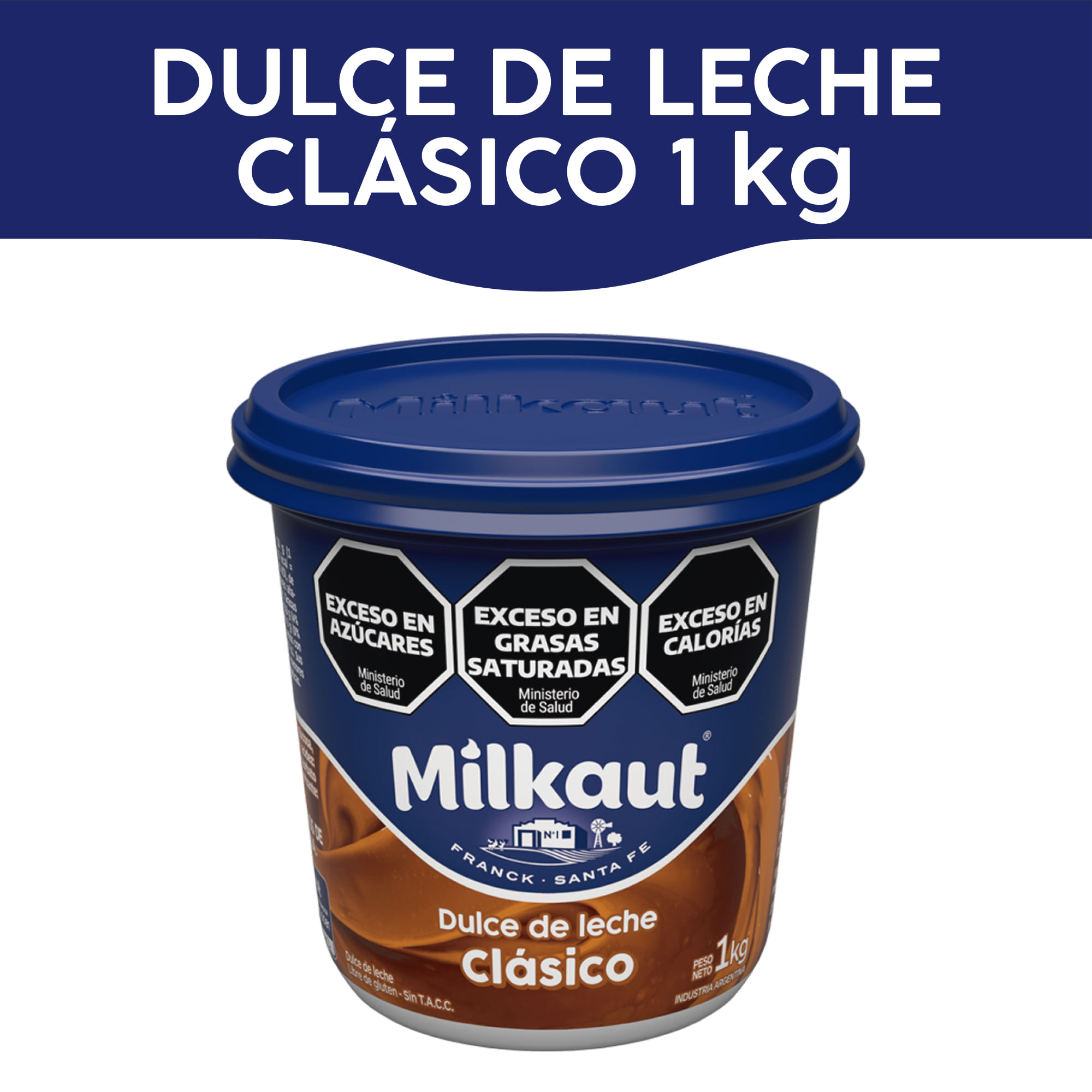 Dulce de leche Milkaut 1 kg.