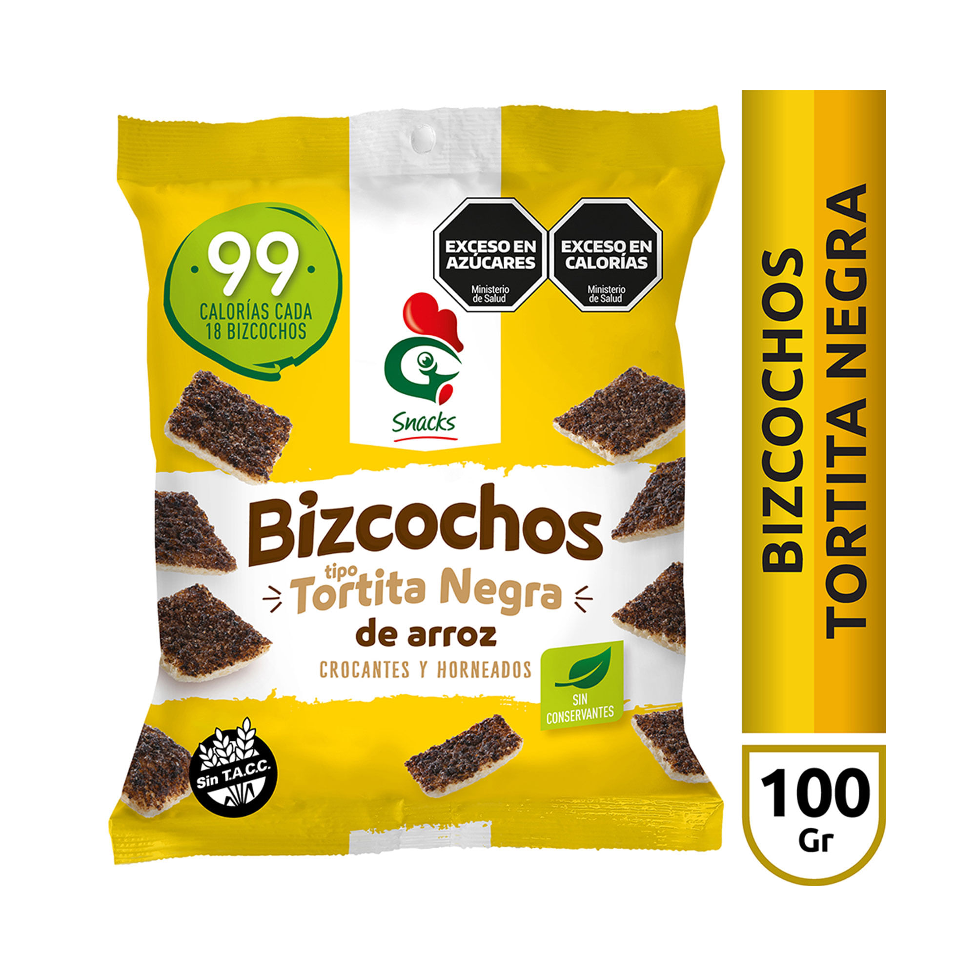 Bizcochos Tortita Negra Gallo 100gr