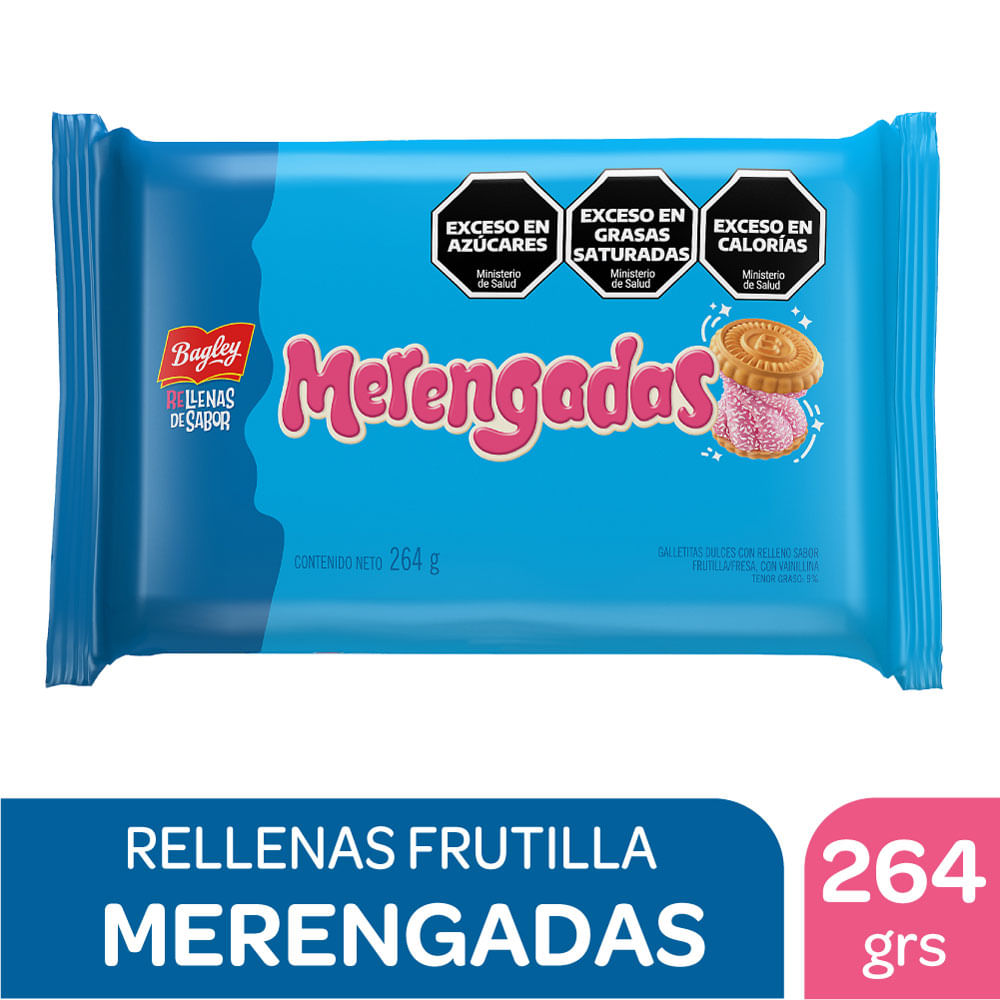 Galletitas Merengadas fresa x3 264 grs